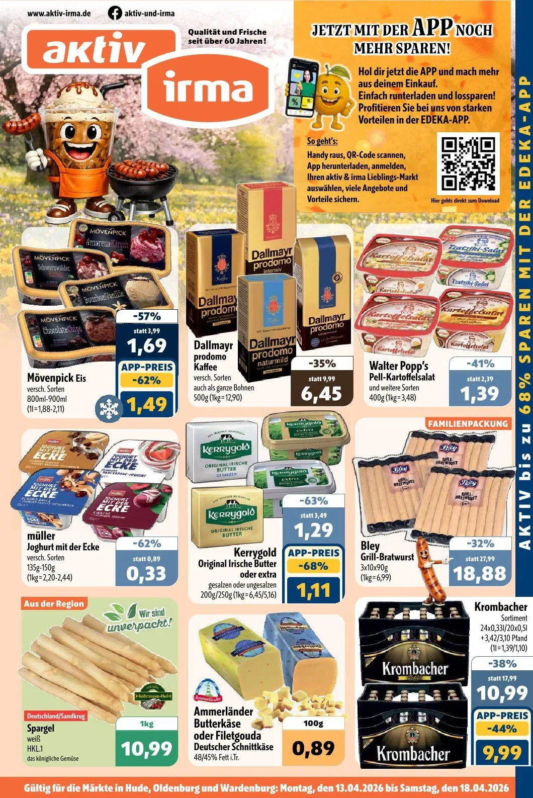 Aktiv Irma Angebote von 13. April bis 18. April 2026 - Prospekt seite