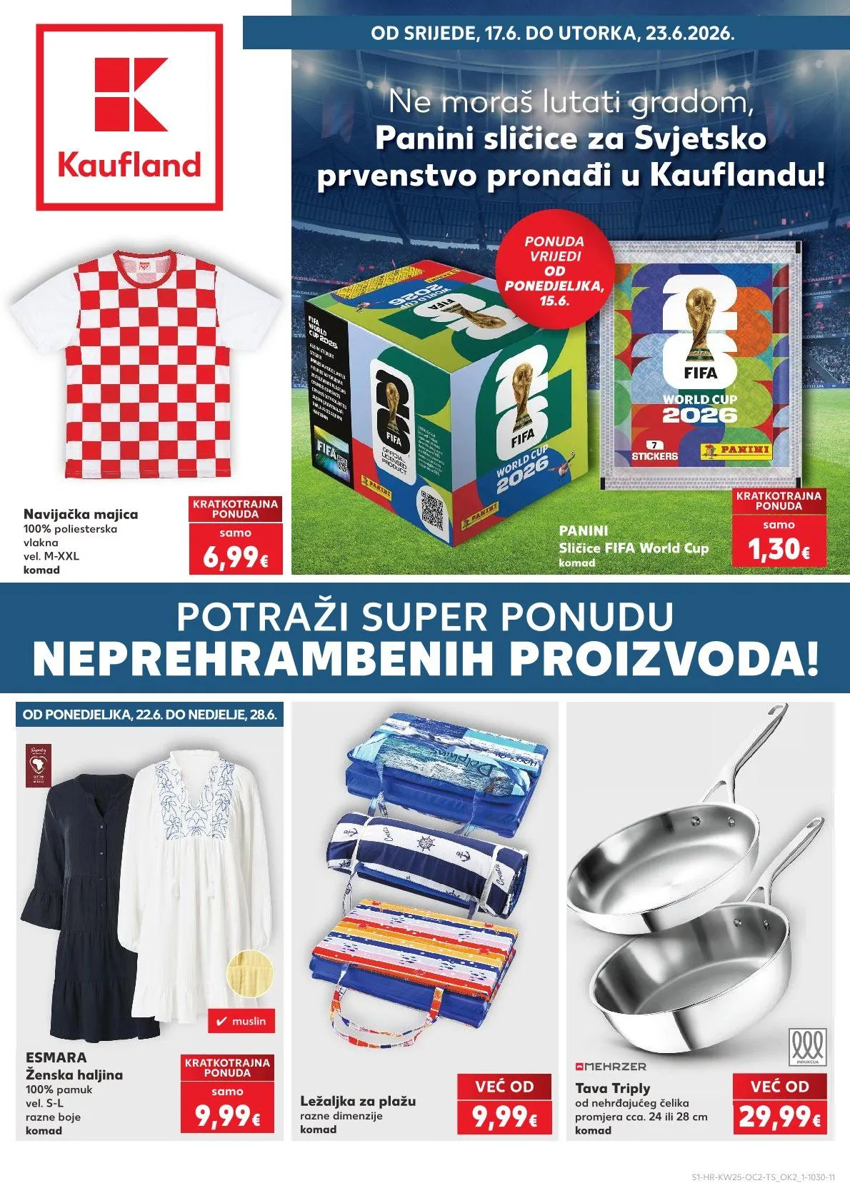 Katalog Kaufland od 17. lipnja do 23. lipnja 2026. - Pregled Stranica 1