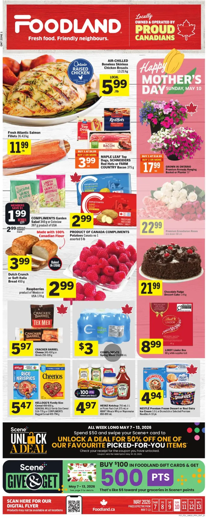 Foodland Sales from May 7 to May 13 2026 - flyer page 1