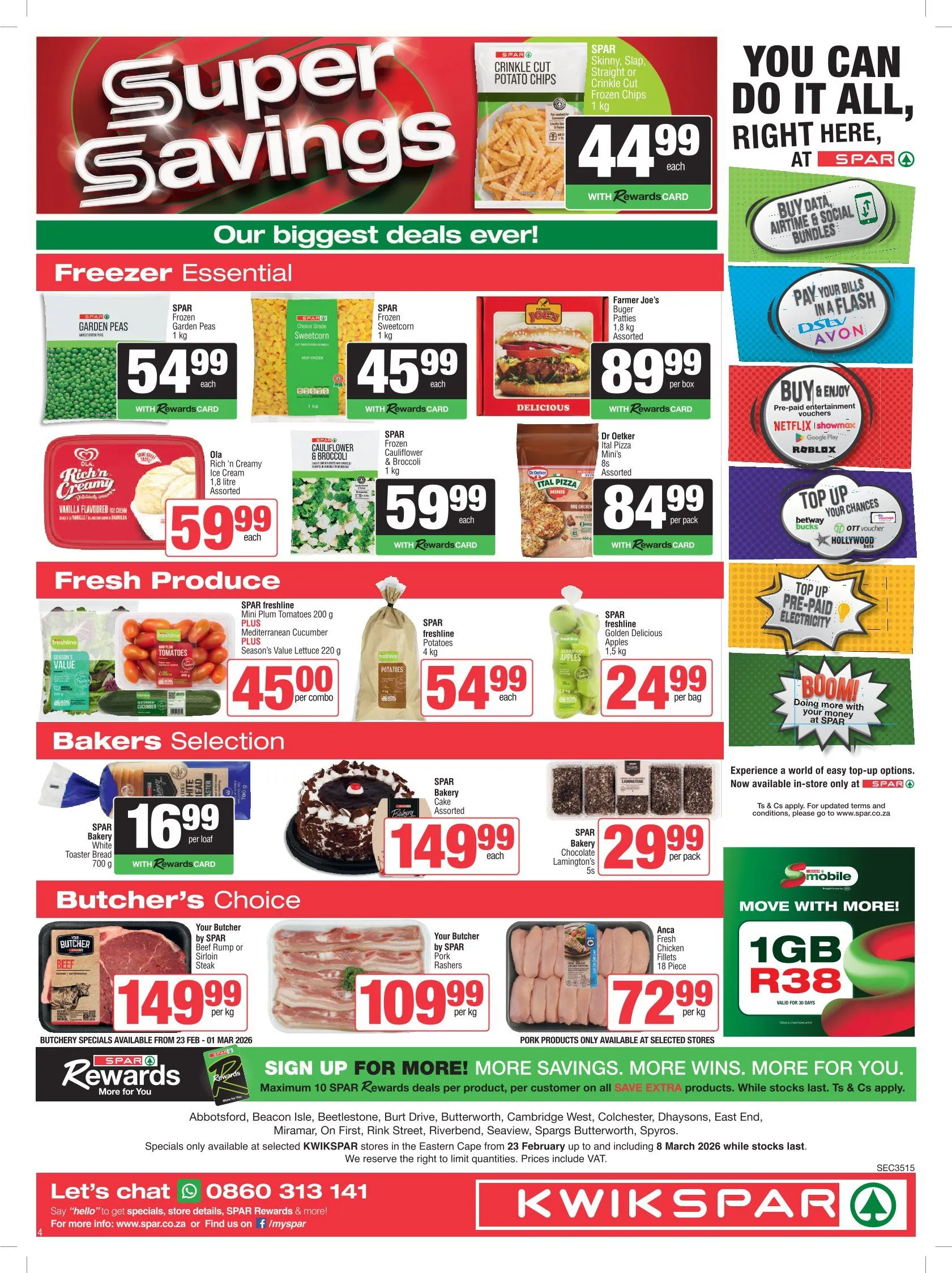 Spar Sales from 23 February to 8 March 2026 - Catalogue Page 