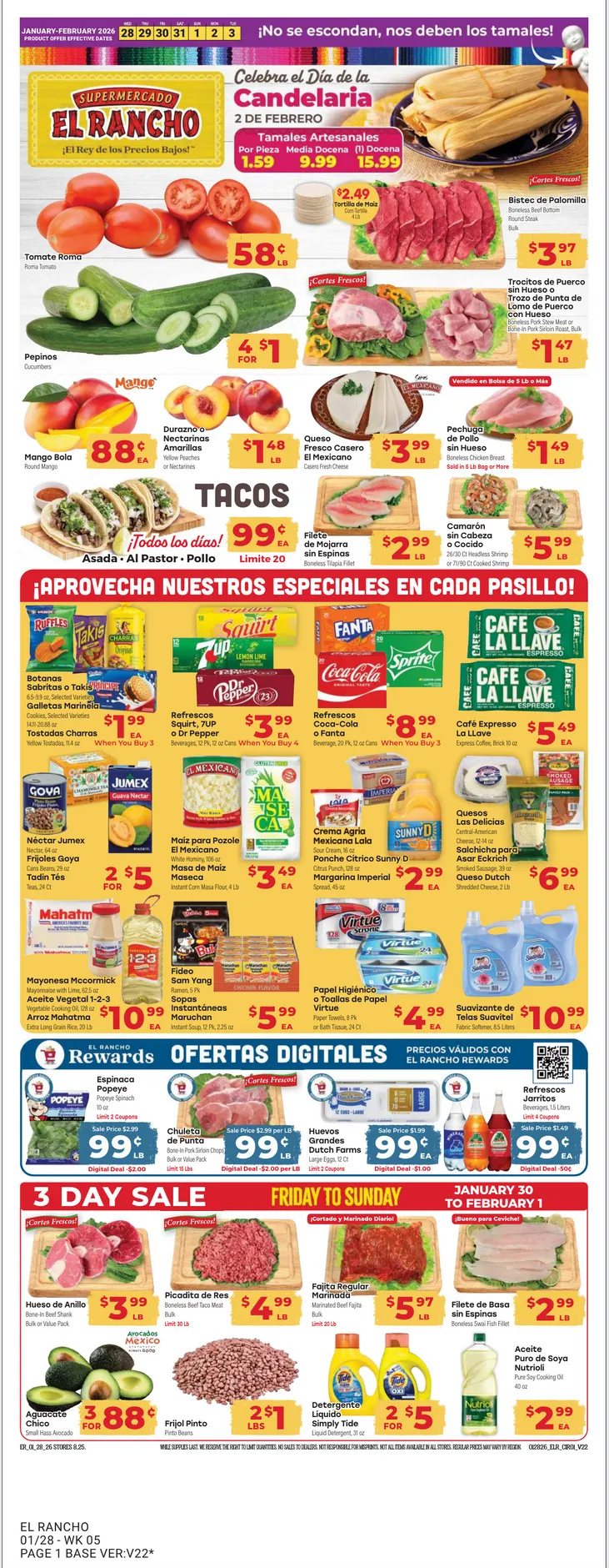 Weekly ad El Rancho Sales from January 28 to February 3 2026 - Page