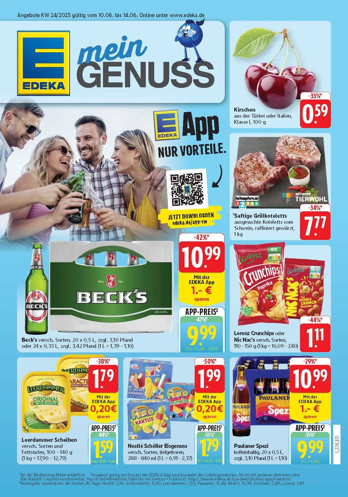 Edeka Angebote von 10. Juni bis 14. Juni 2025 - Prospekt seite 1