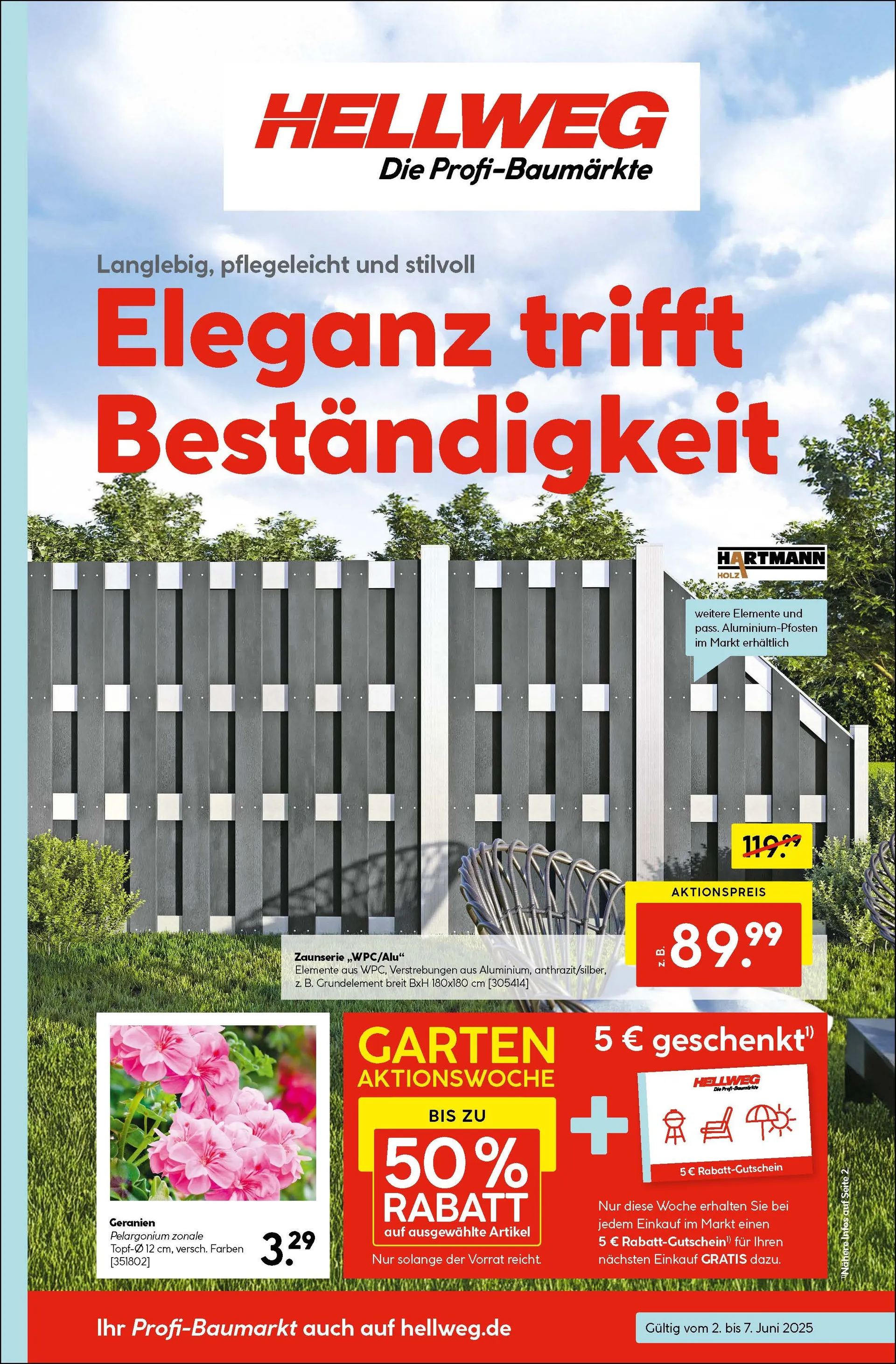 Hellweg Prospekte von 2. Juni bis 7. Juni 2025 - Prospekt seite