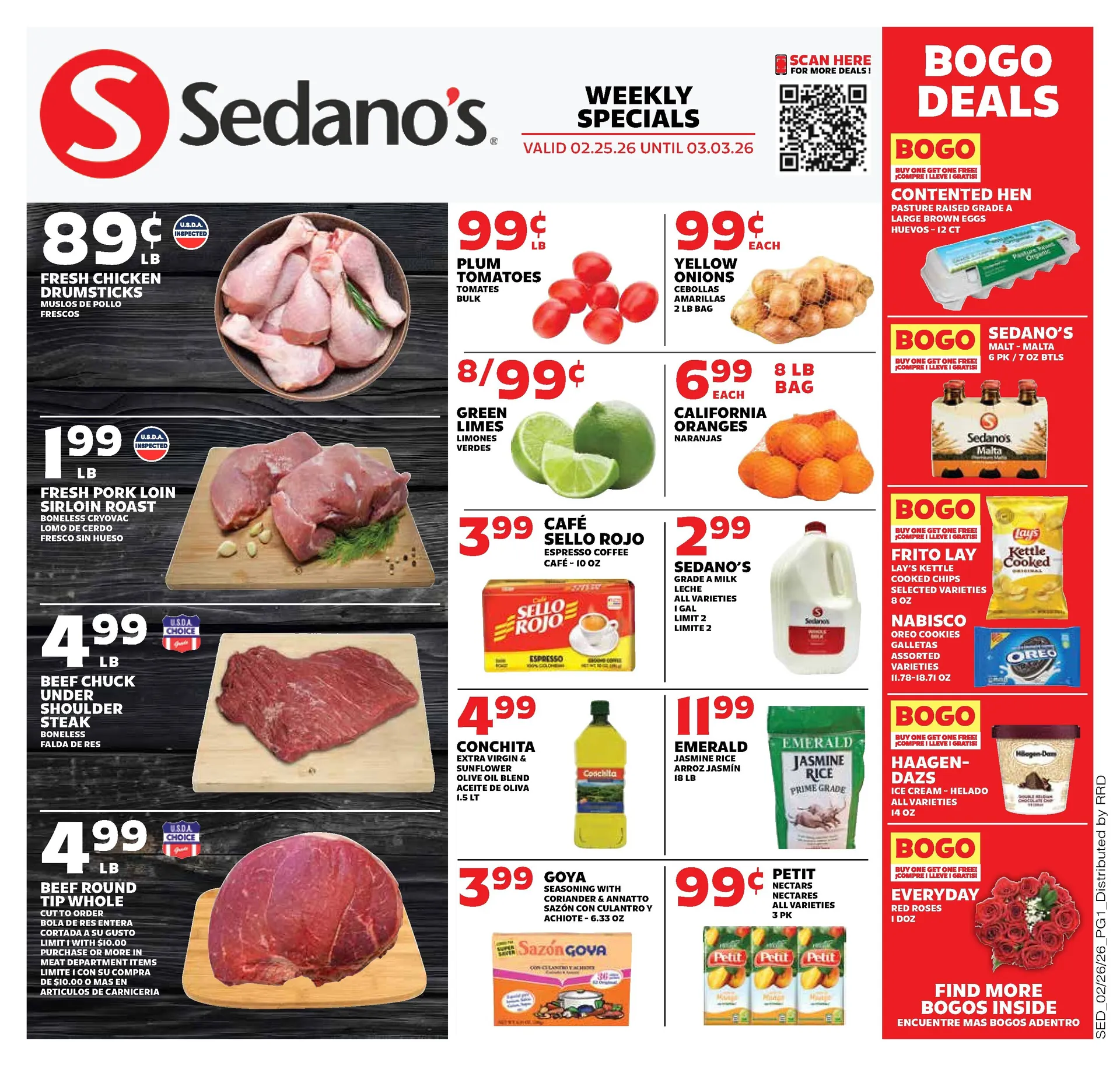 Weekly ad Sedano's Sales from February 25 to March 3 2026 - Page 1