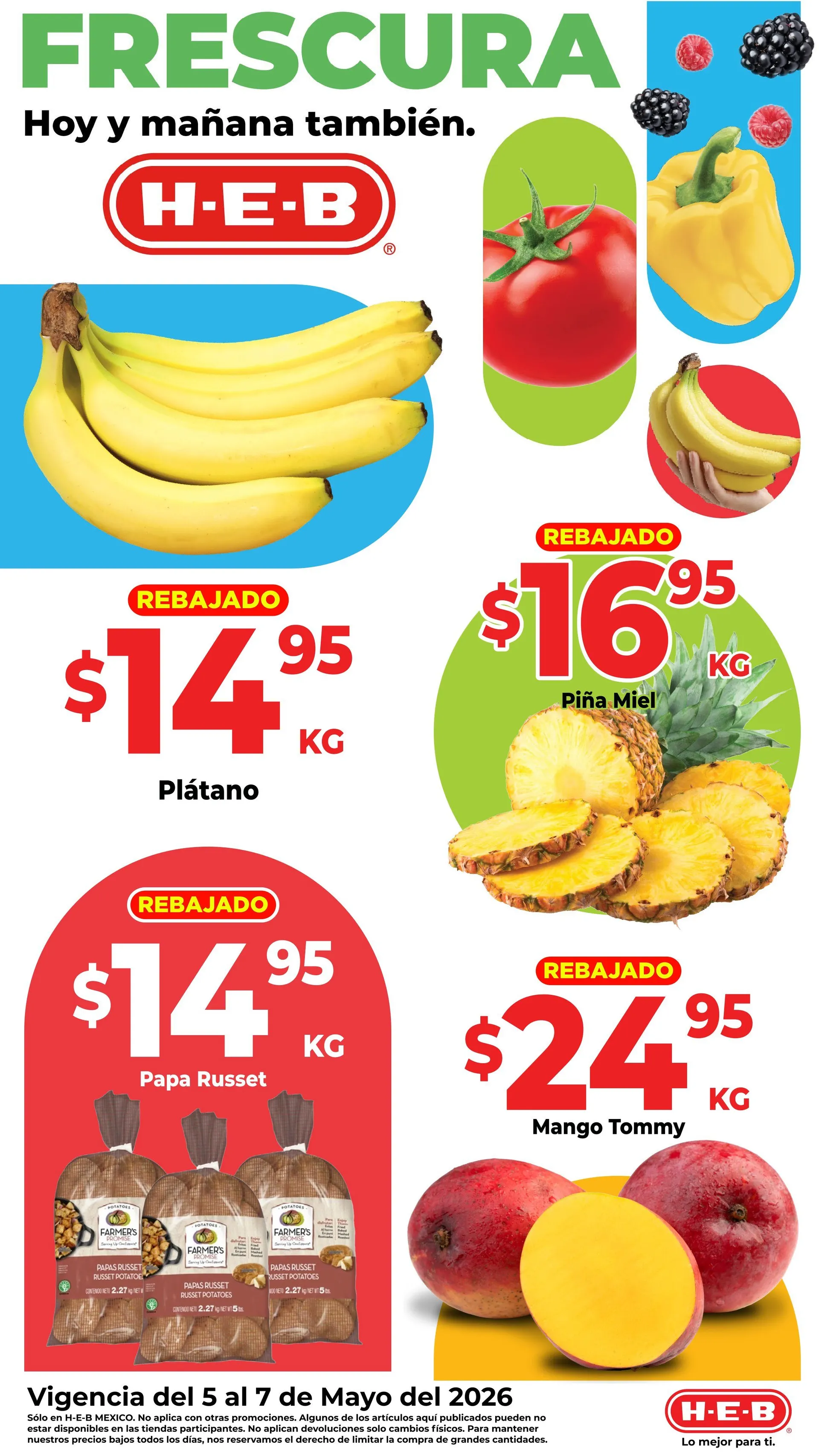 Catálogo de  H-E-B Ofertas 5 de mayo al 7 de mayo 2026 - Pagina 1