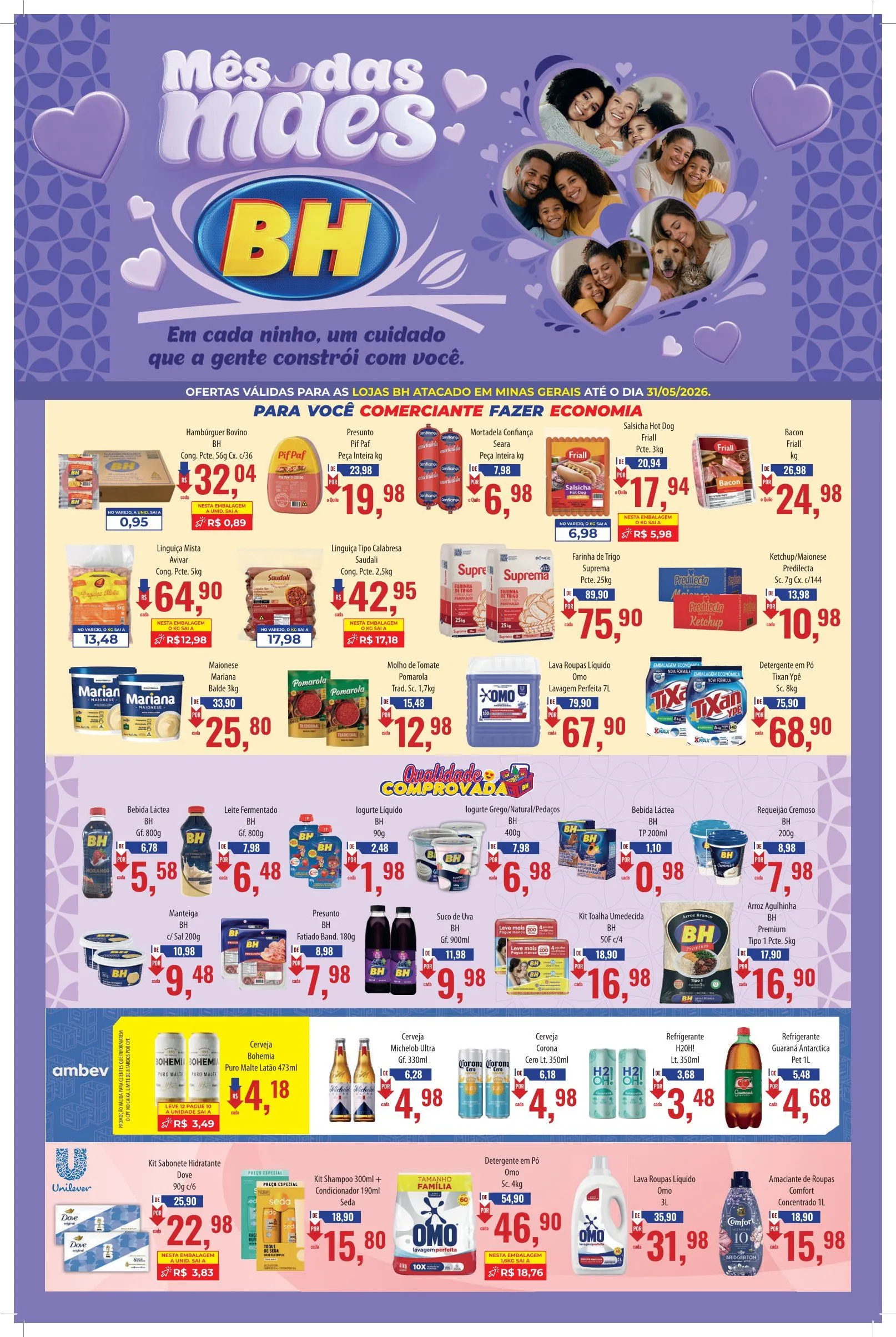 Encarte de Supermercados BH 18 de maio até 31 de maio 2026 - Pagina 