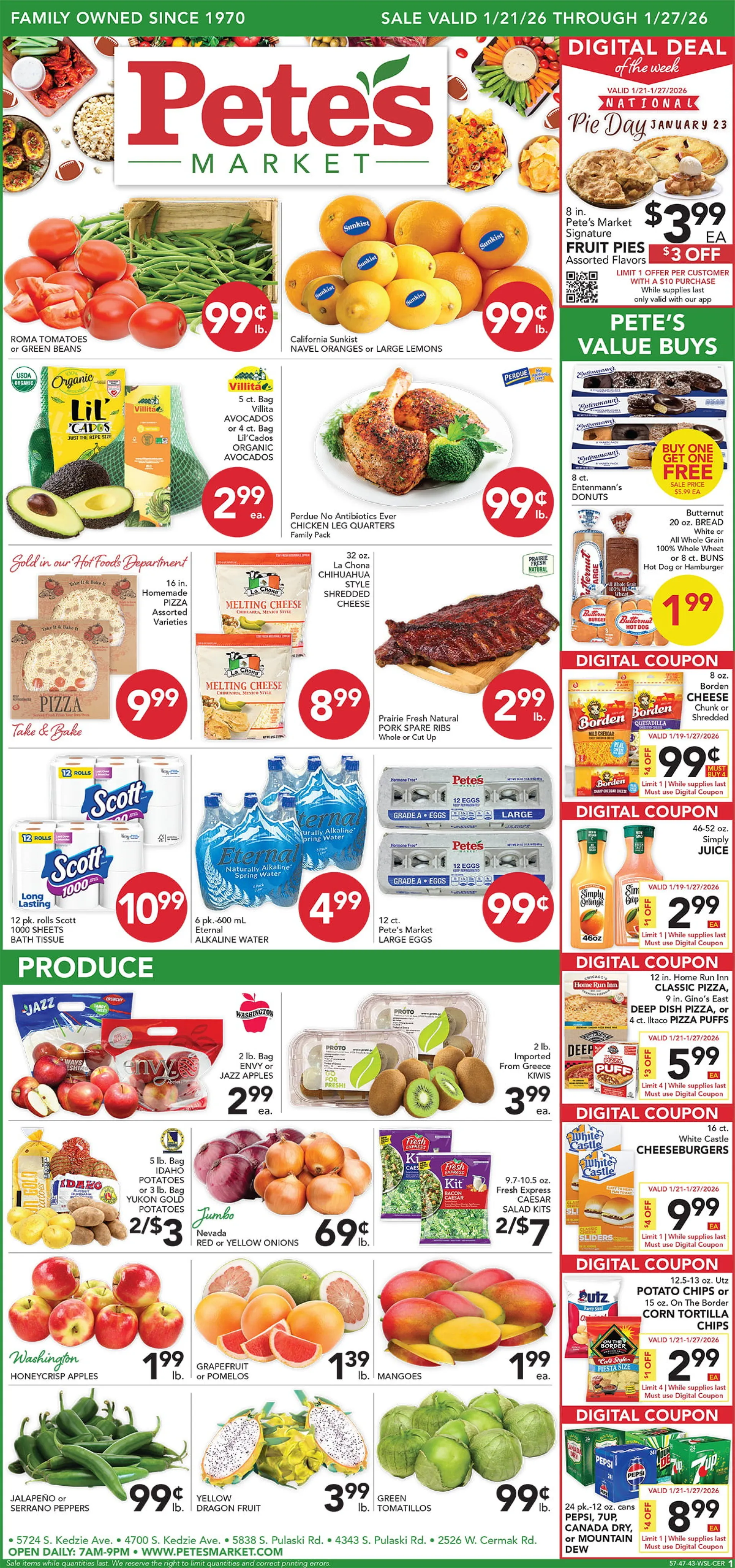 Weekly ad Pete's Fresh Market Sales from January 21 to January 27 2026 - Page