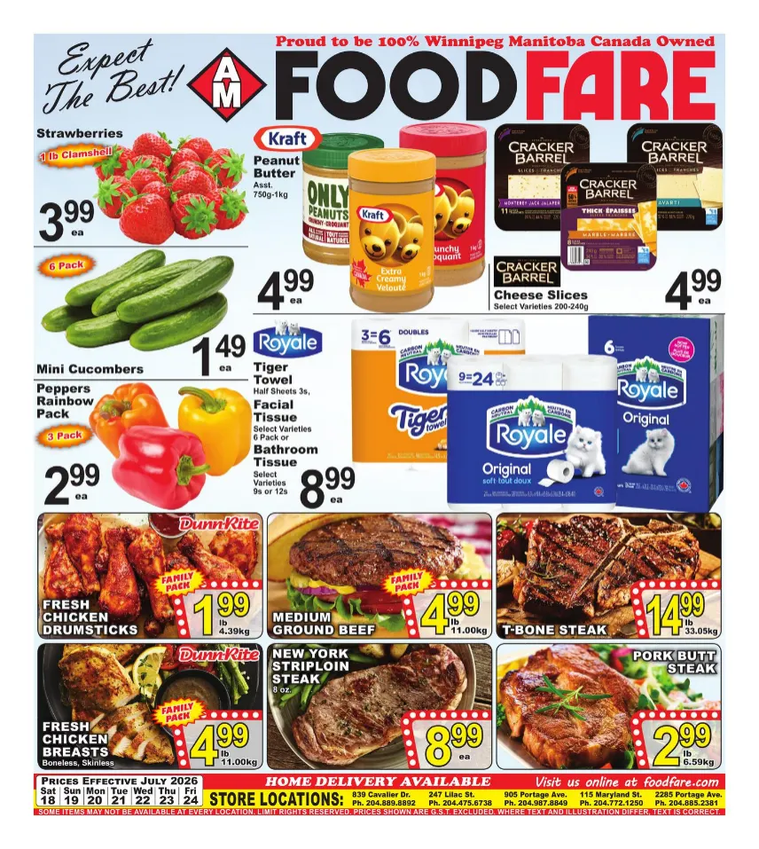 Food Fare Sales from July 18 to July 24 2026 - flyer page 1