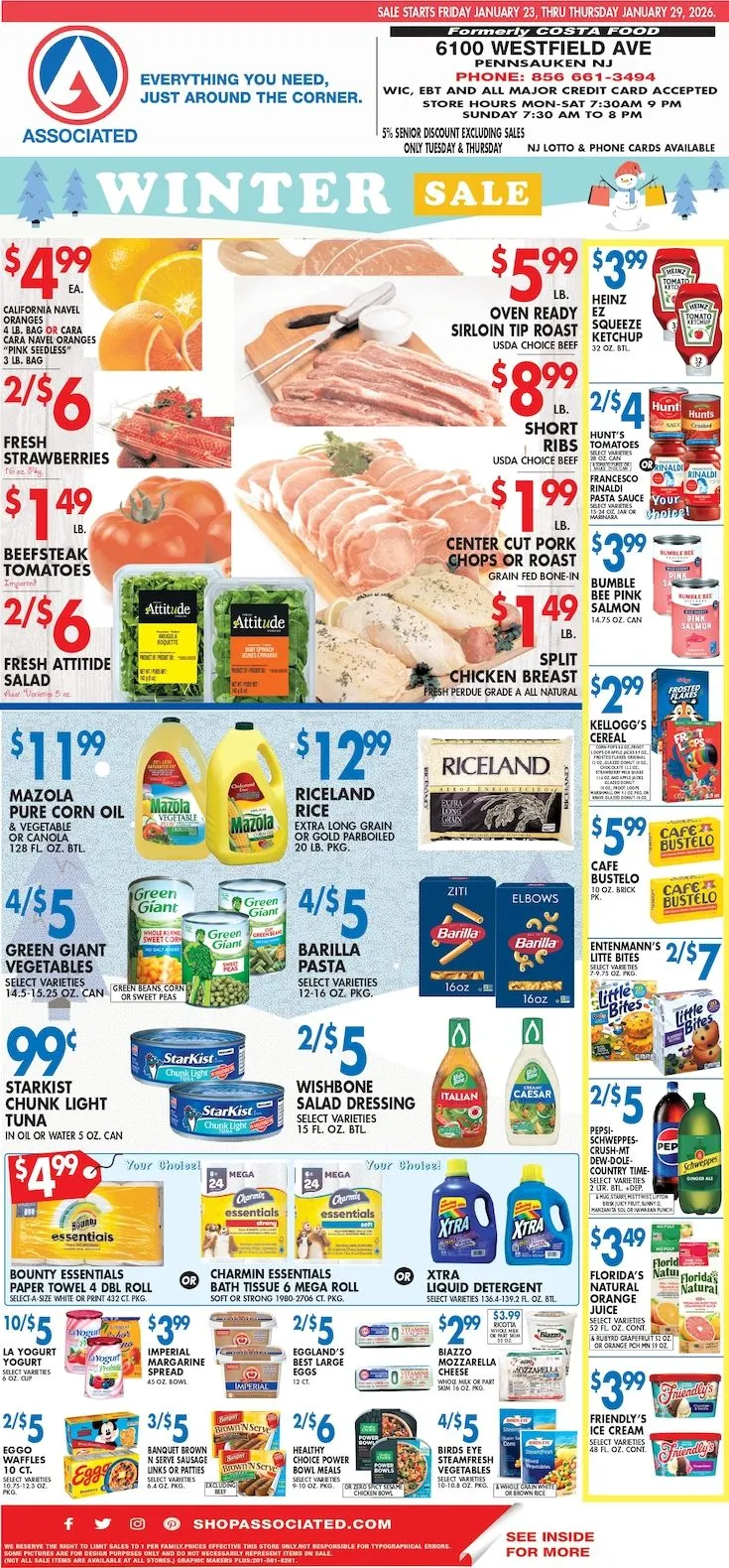 Weekly ad Associated Supermarkets Sales from January 23 to January 31 2026 - Page
