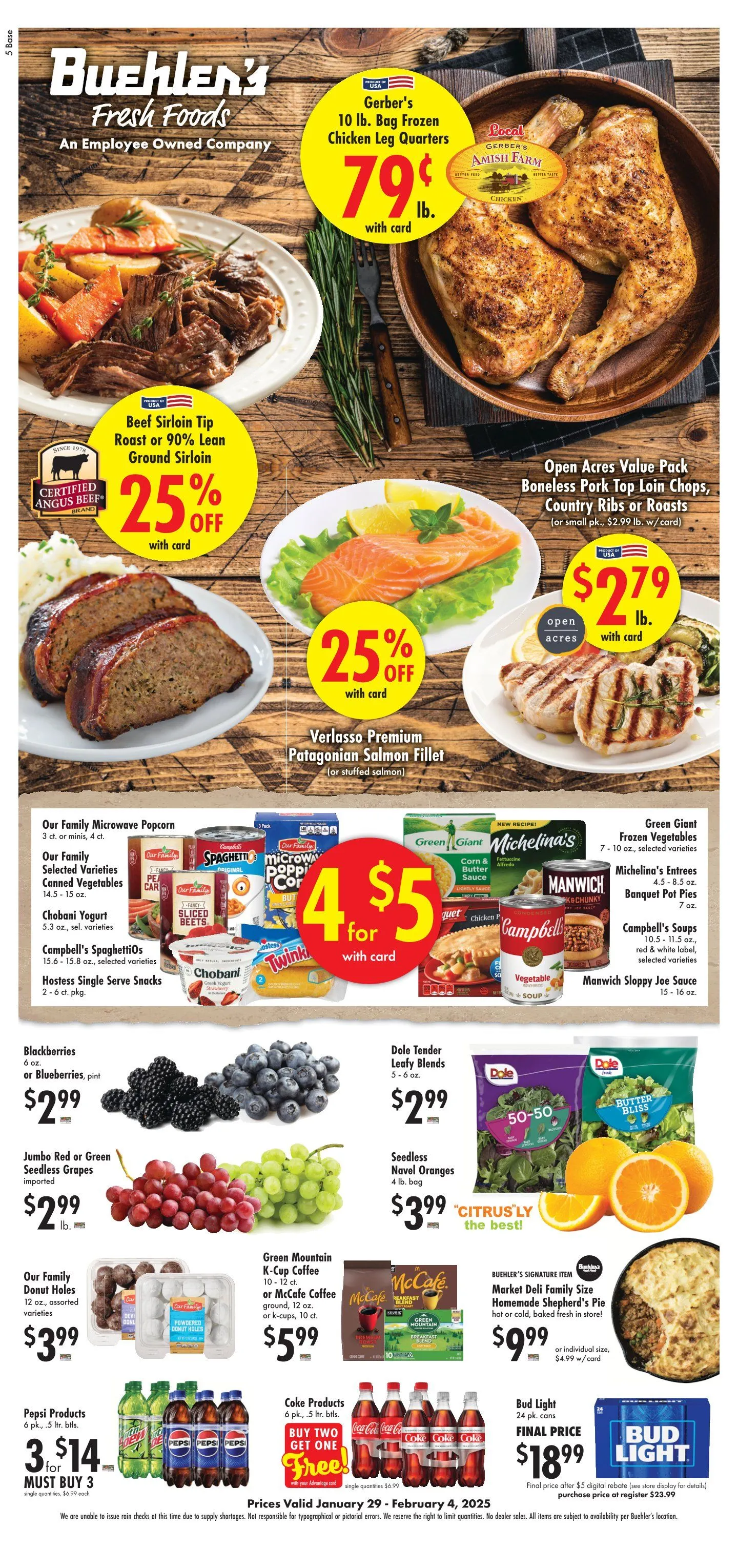 Weekly ad Buehler's Fresh Foods Sales from January 29 to February 4 2025 - Page 