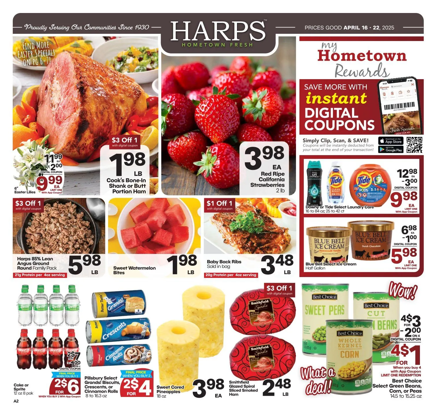 Weekly ad Harps Foods Deals from April 16 to April 22 2025 - Page 