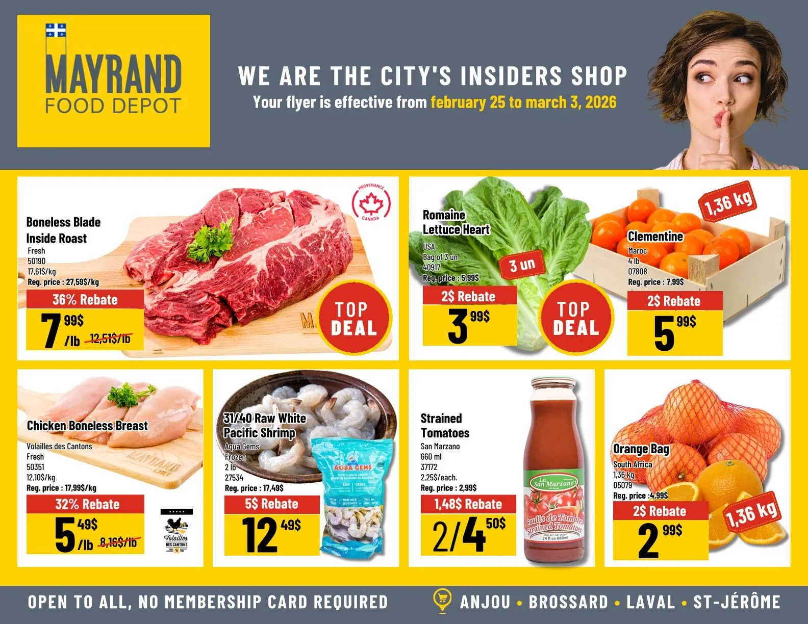 Mayrand Sales from February 25 to March 3 2026 - flyer page 1