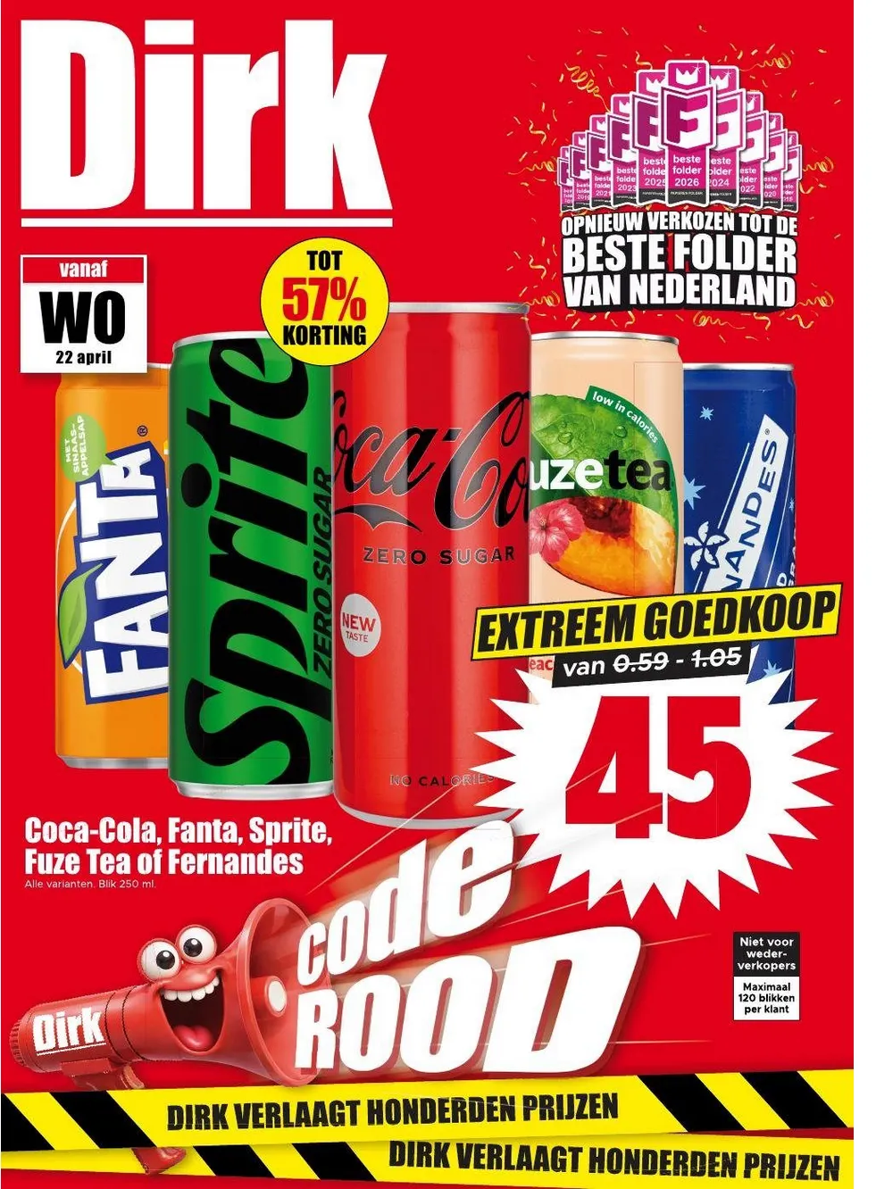  Dirk Folder van 22 april tot 4 mei 2026 - Folder pagina 1