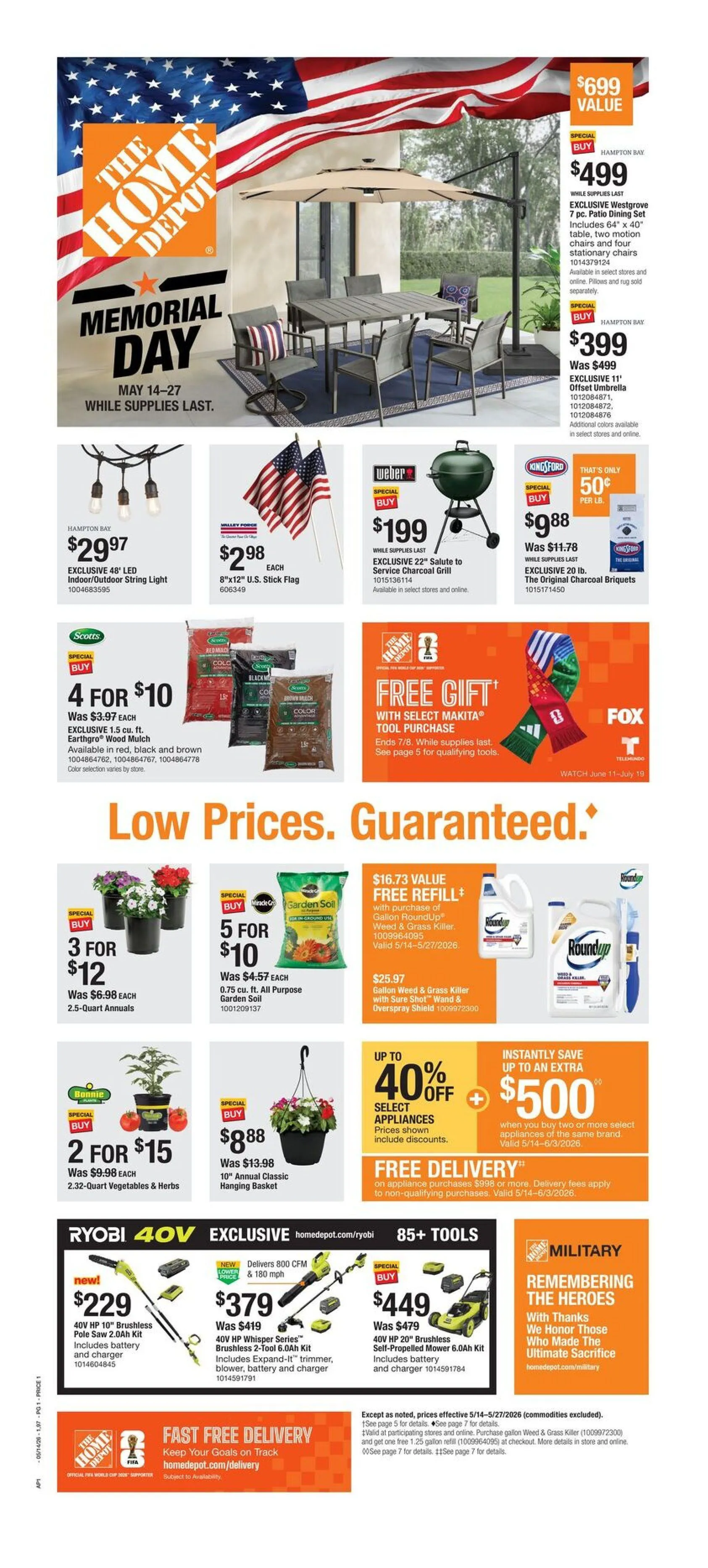 Weekly ad The Home Depot Sales from May 14 to May 27 2026 - Page 