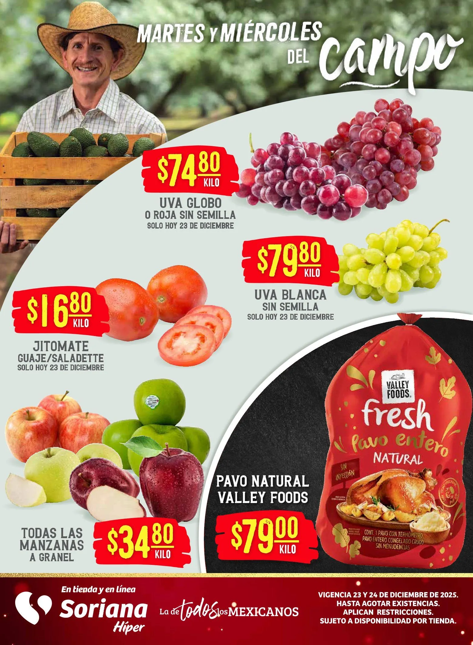 Catálogo de Soriana Ofertas 23 de diciembre al 24 de diciembre 2025 - Pagina 1