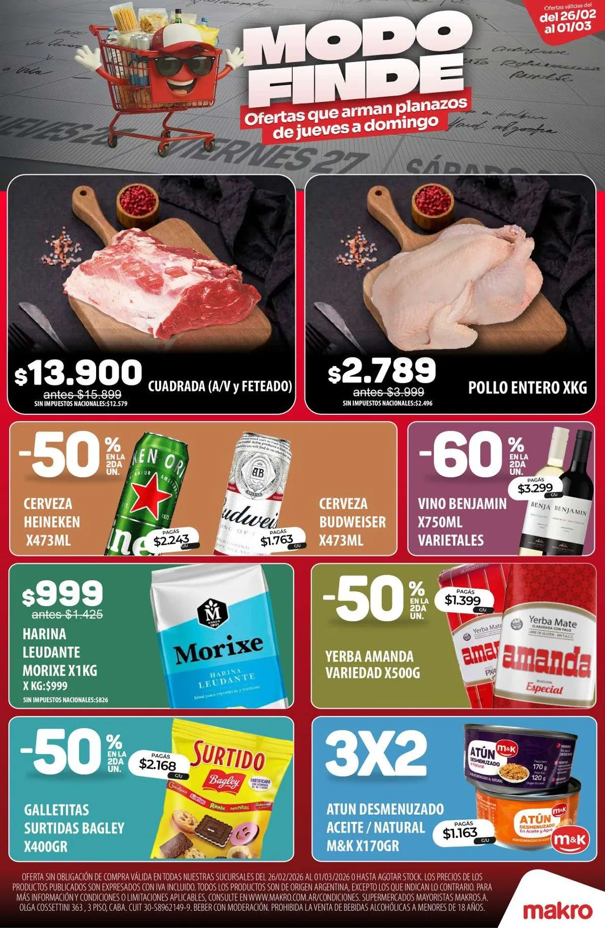 Ofertas de Ofertas Makro  26 de febrero al 1 de marzo 2026 - Página 1 del catálogo