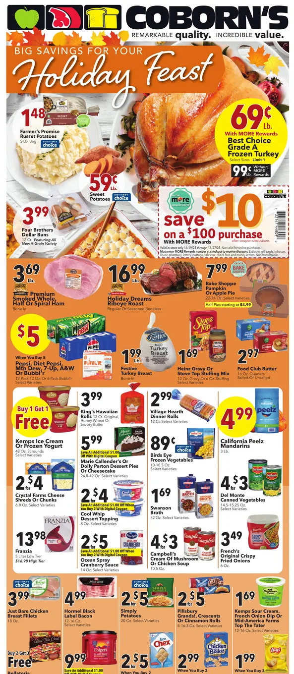 Weekly ad Coborn's Sales from November 19 to November 27 2025 - Page 1