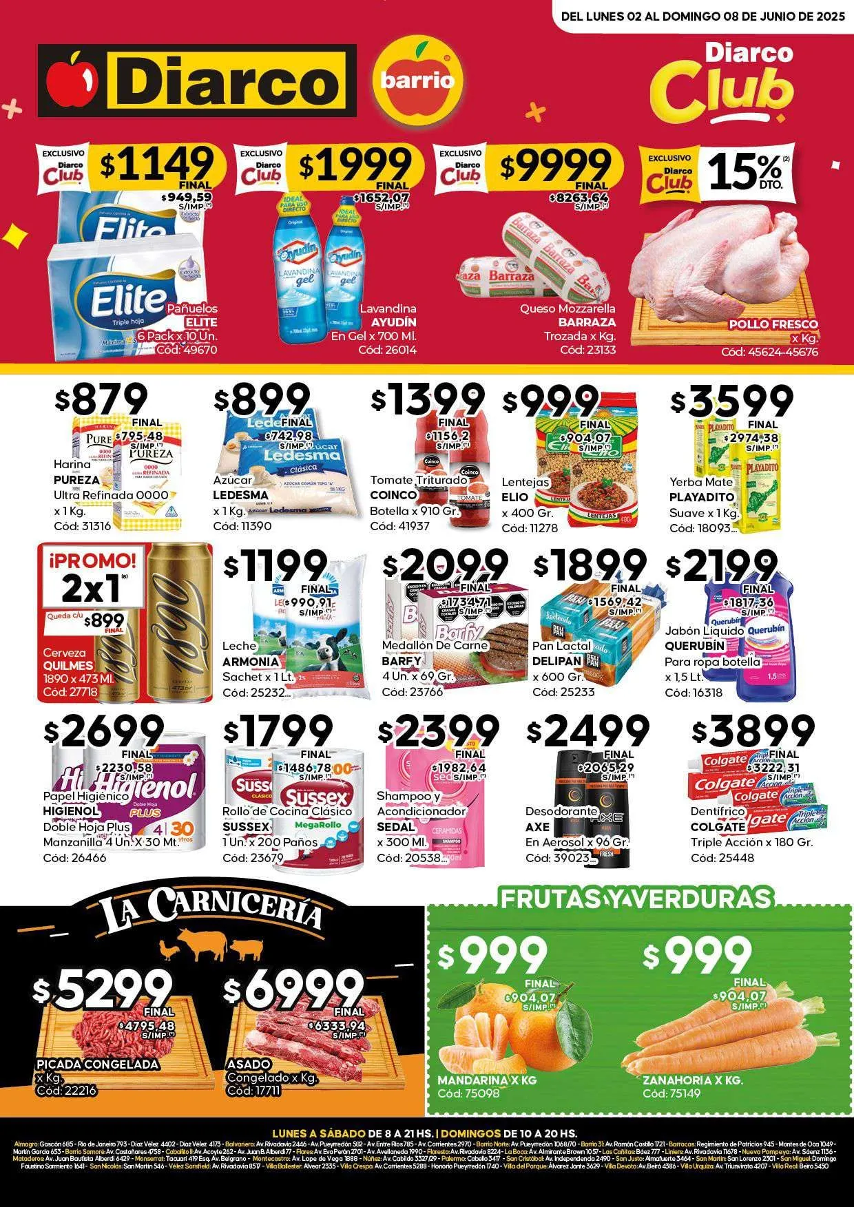 Ofertas de Diarco Ofertas 2 de junio al 8 de junio 2025 - Página 1 del catálogo