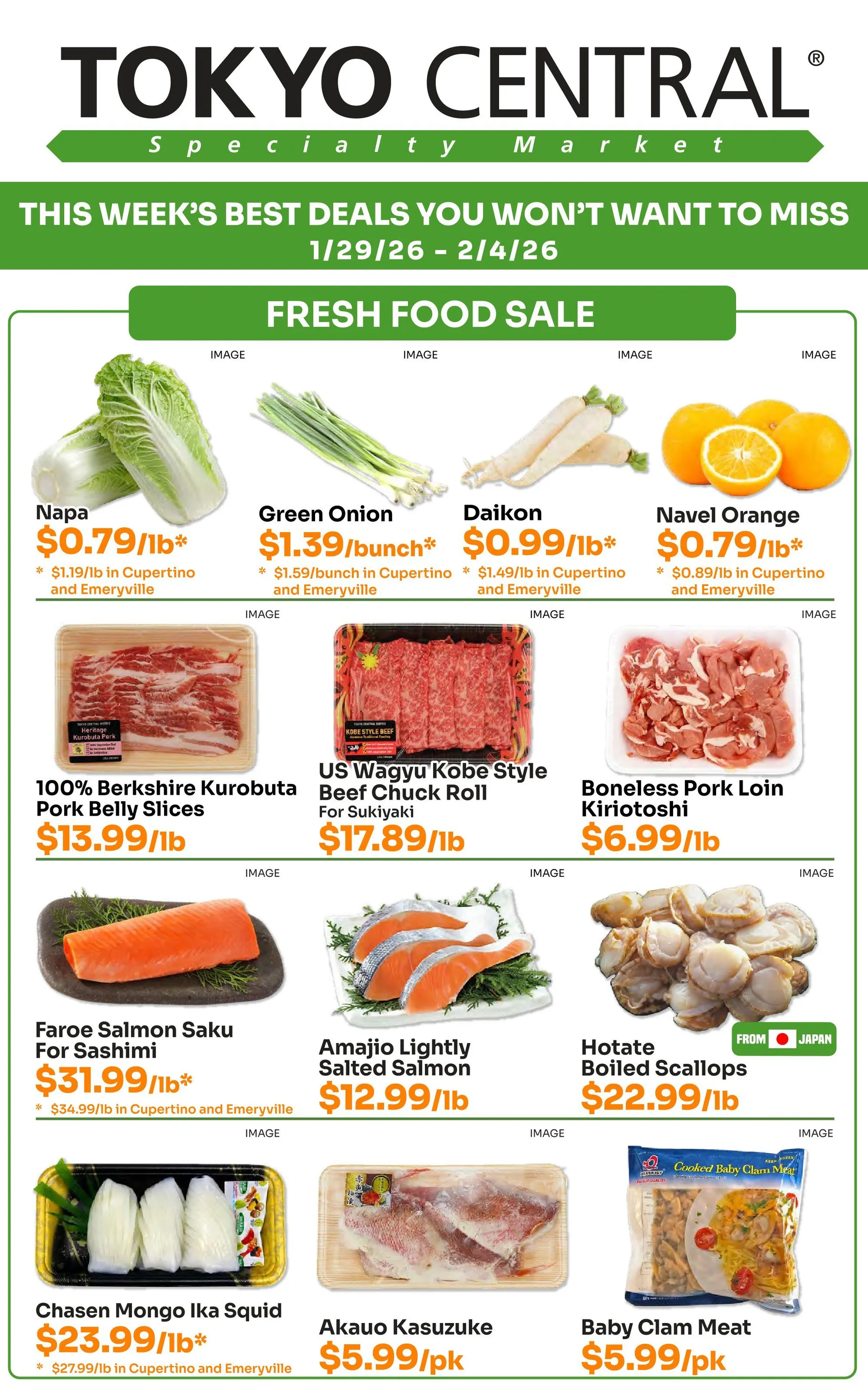 Weekly ad Tokyo Central Specialty Market from January 29 to February 2 2026 - Page