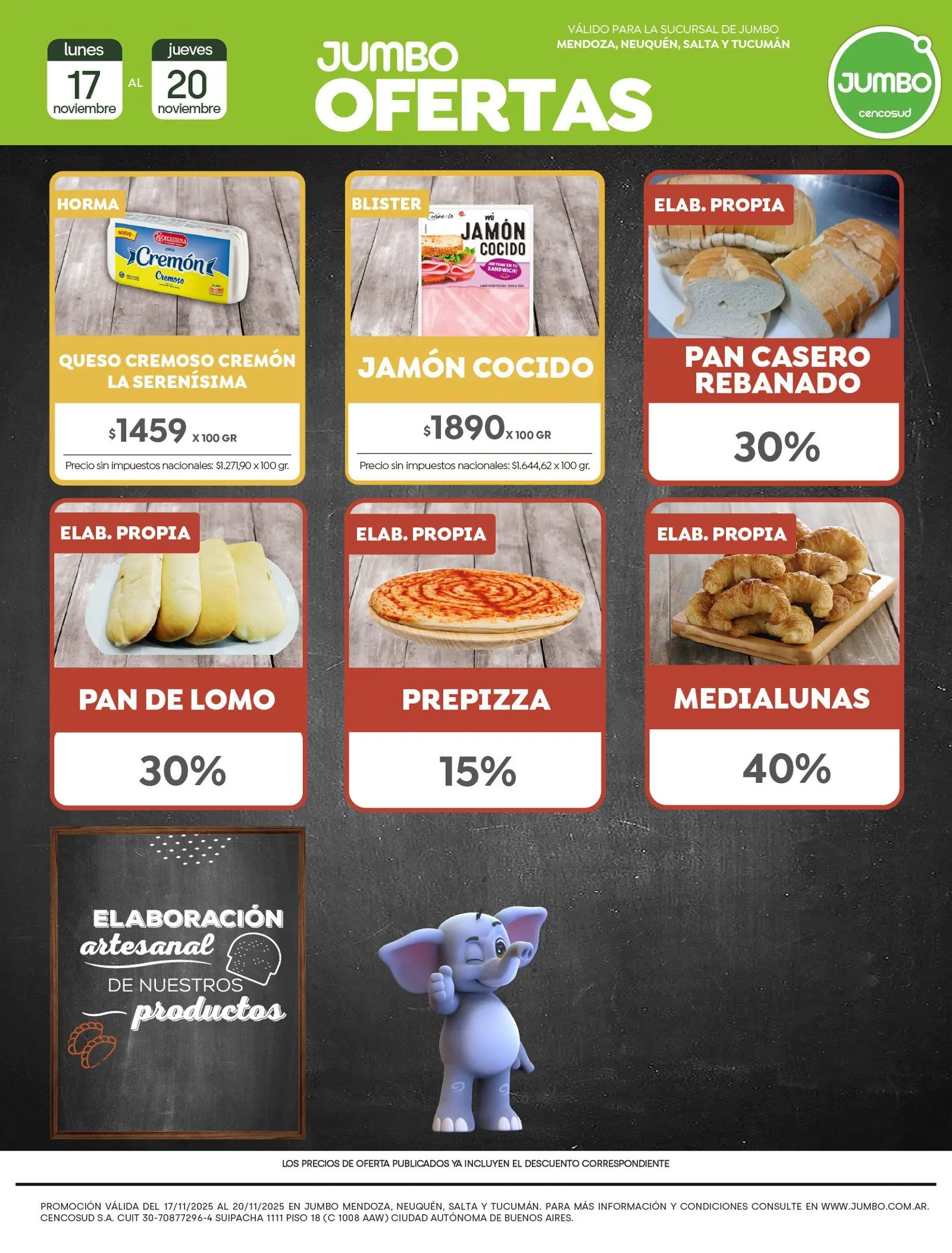 Ofertas de JUMBO  Ofertas 17 de noviembre al 20 de noviembre 2025 - Página  del catálogo