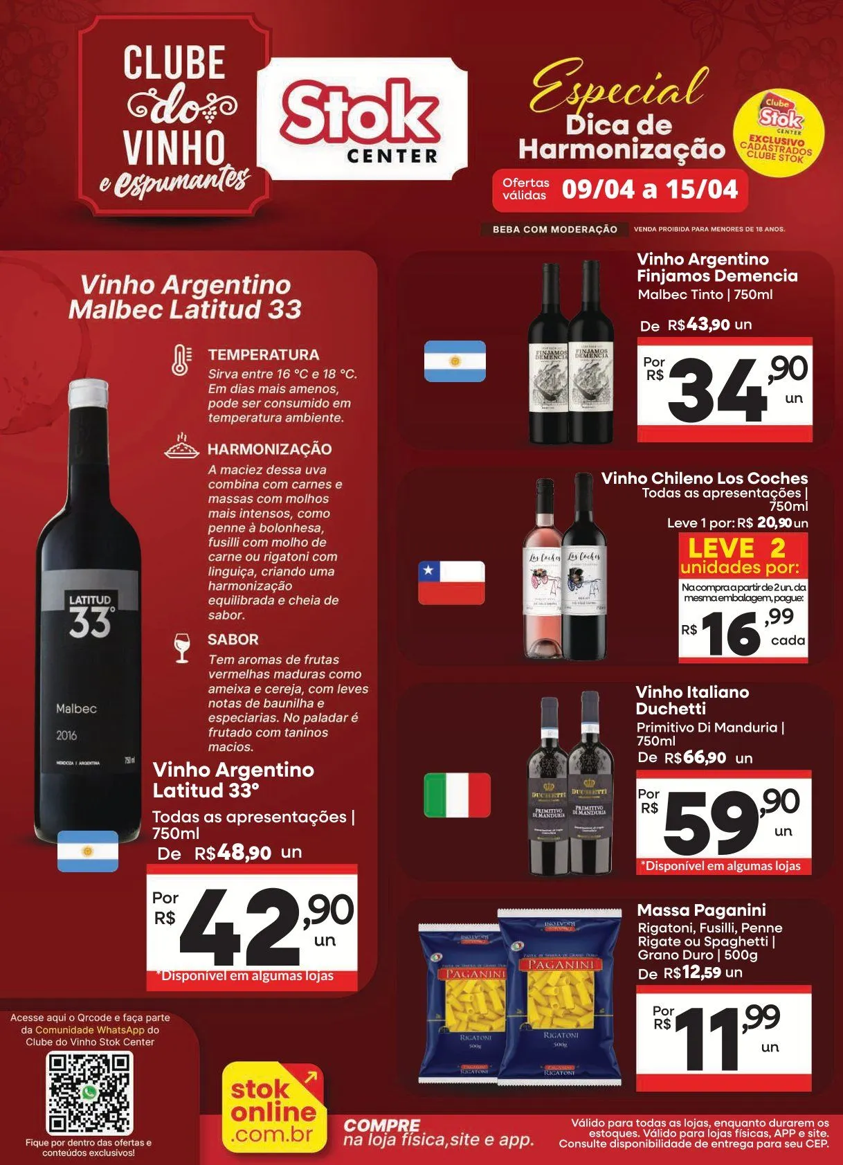 Encarte de  Stok Center 9 de abril até 15 de abril 2026 - Pagina 1