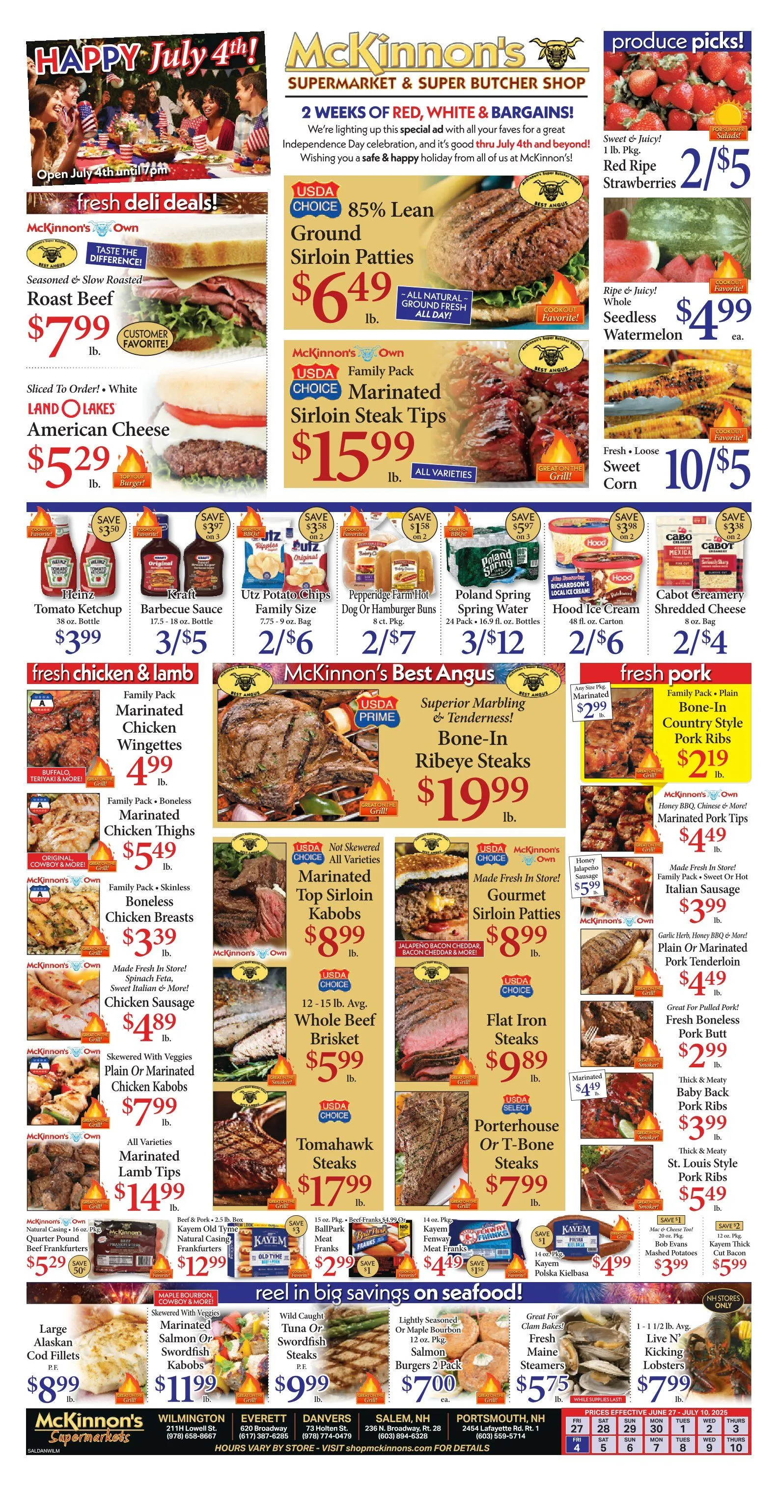Weekly ad McKinnon's Supermarkets Sales from June 27 to July 10 2025 - Page 