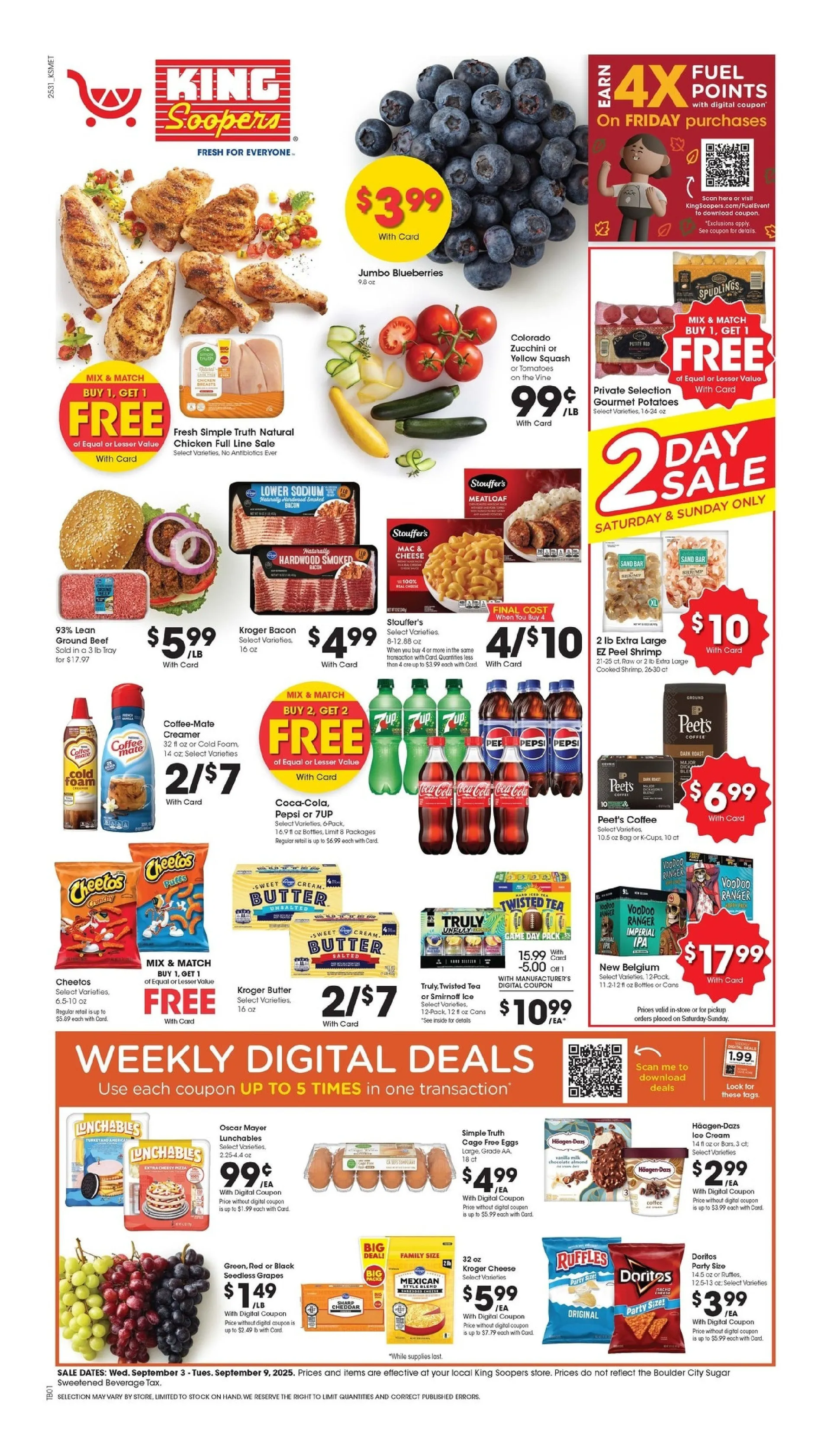 Weekly ad King Soopers Sales from September 3 to September 9 2025 - Page 1