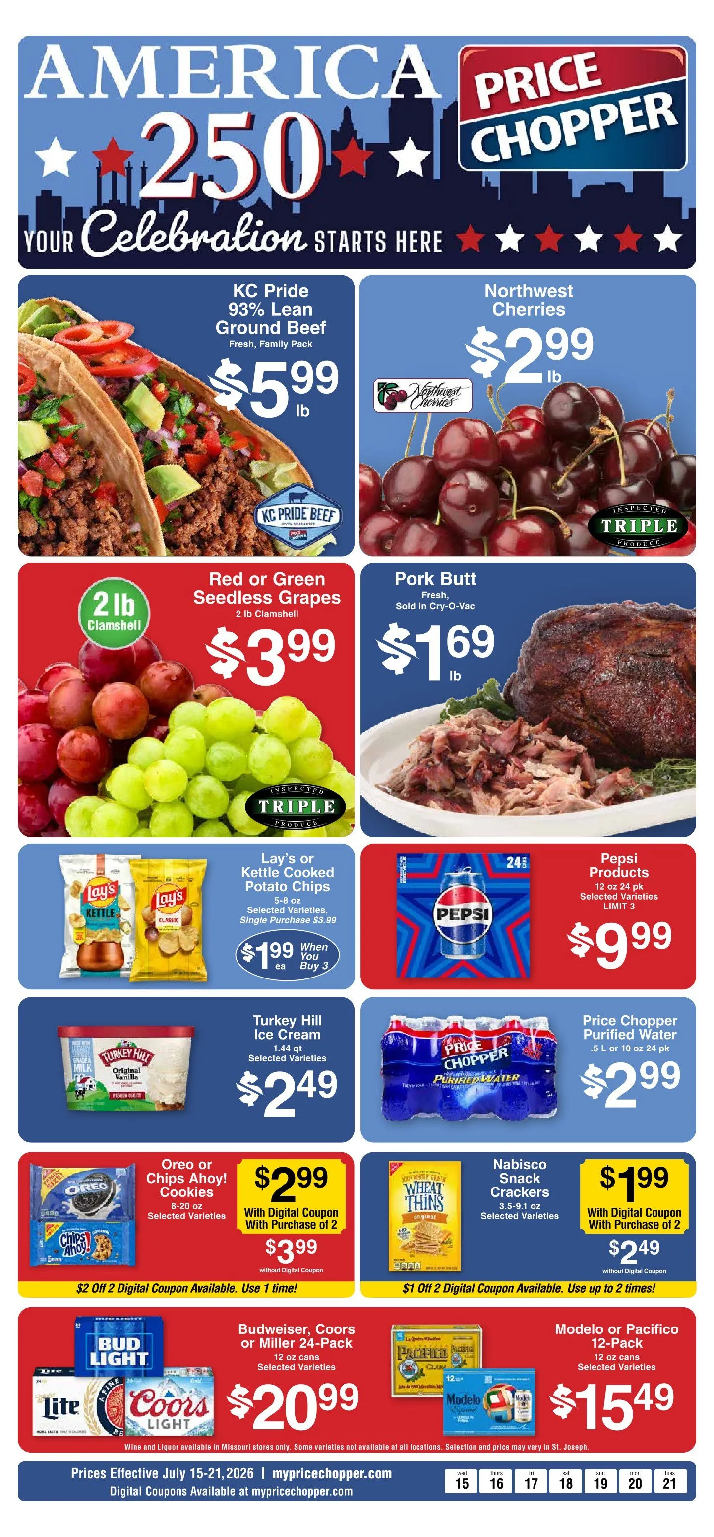 Weekly ad Price Chopper Sales from July 15 to July 21 2026 - Page 1