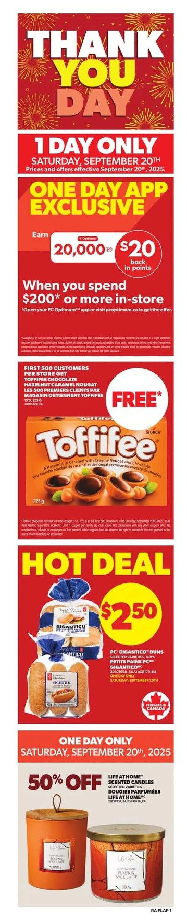 Atlantic Superstore Sales from September 18 to September 23 2025 - flyer page 1