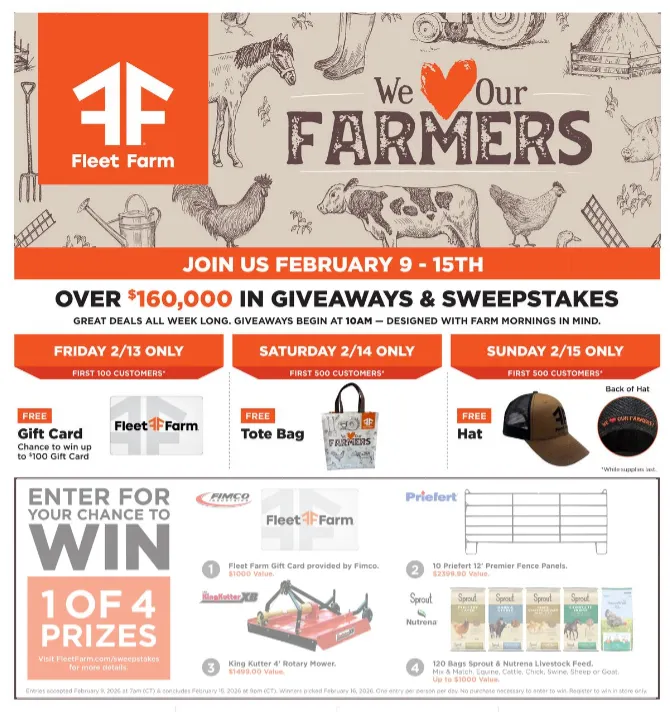 Weekly ad Fleet Farm Sales from February 9 to February 15 2026 - Page 