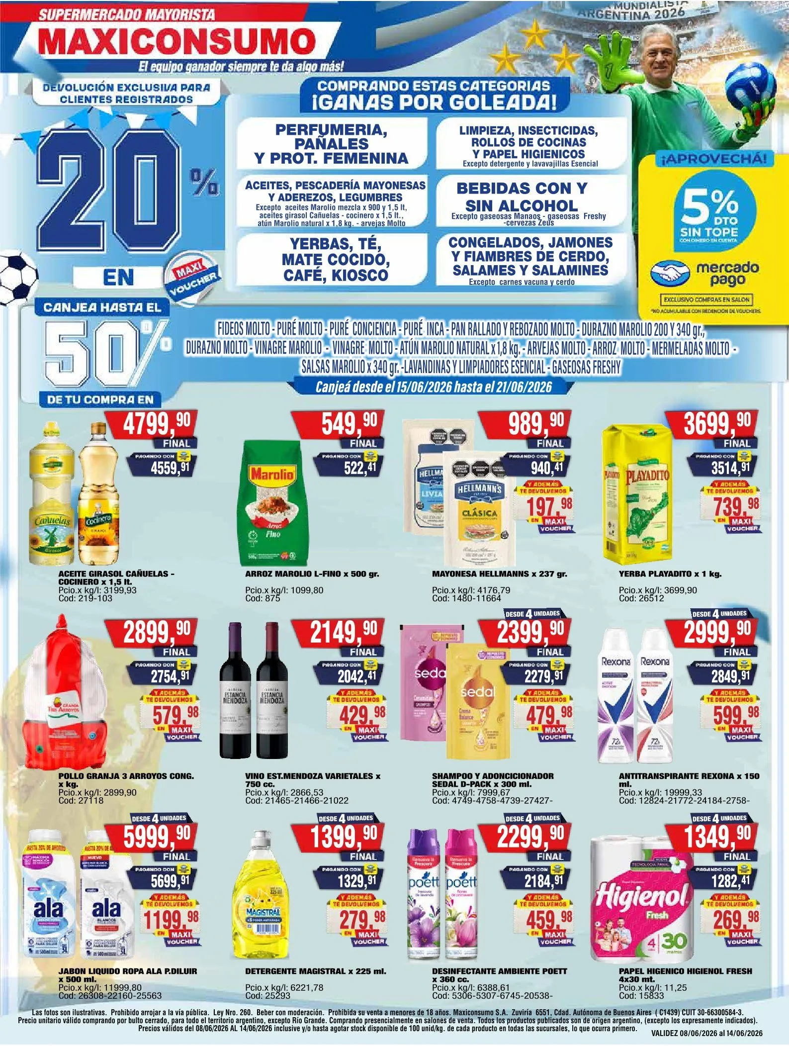 Ofertas de  Ofertas Maxiconsumo  15 de junio al 21 de junio 2026 - Página 1 del catálogo