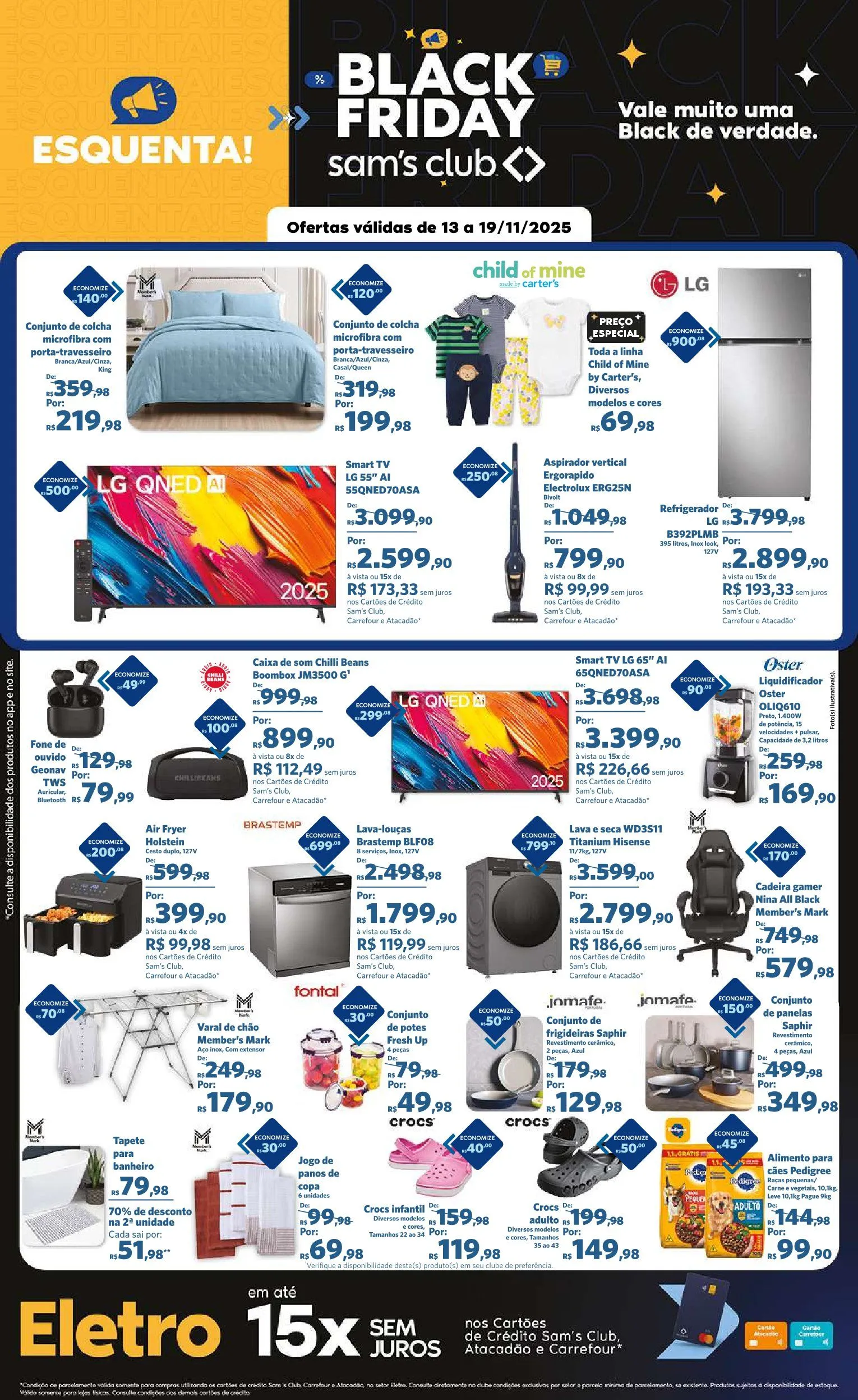 Encarte de Sam's Club Ofertas 13 de novembro até 19 de novembro 2025 - Pagina 