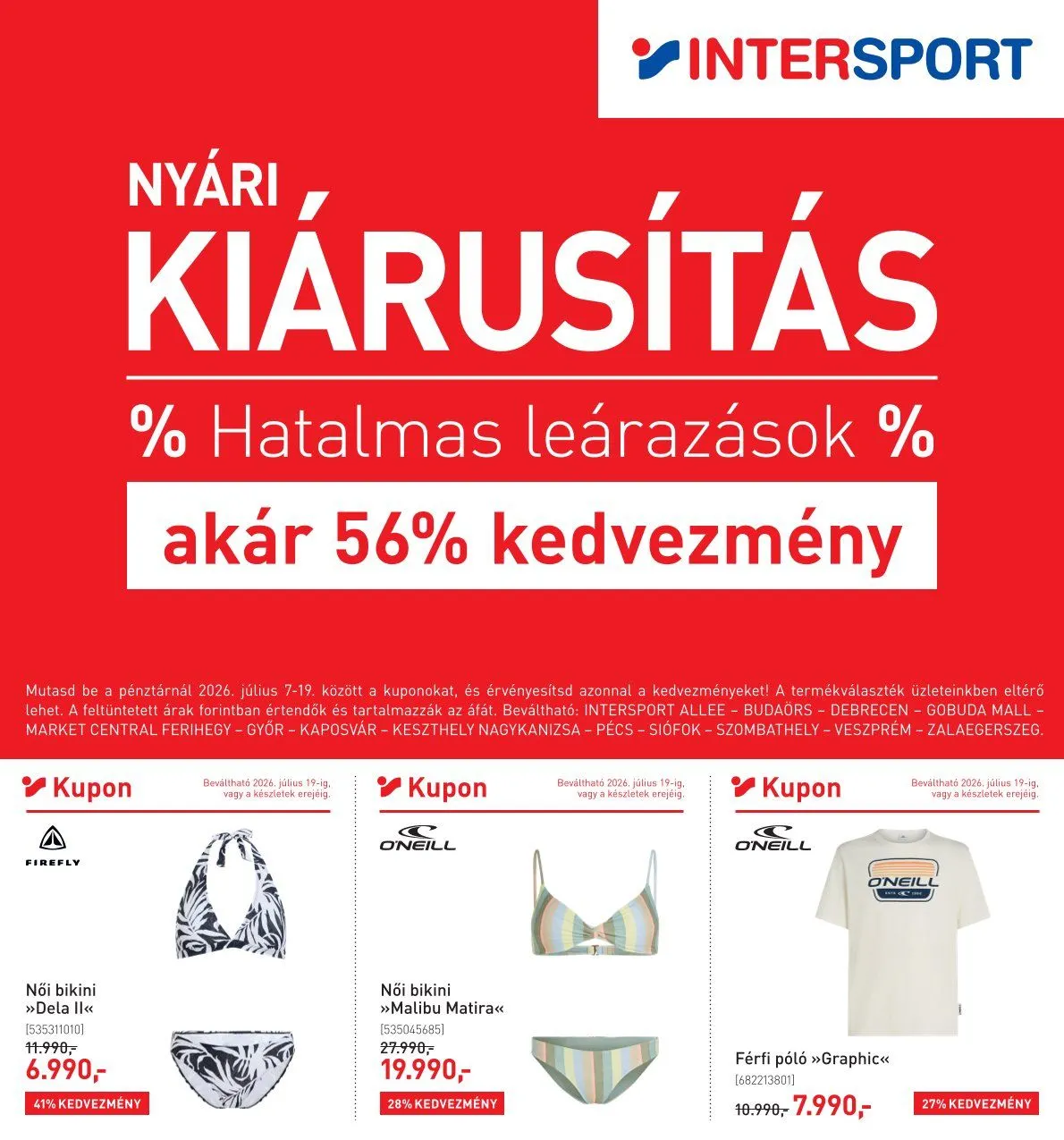Katalógus  Intersport legfrissebb ajánlatai július 7.-tól július 19.-ig 2026. - Oldal 