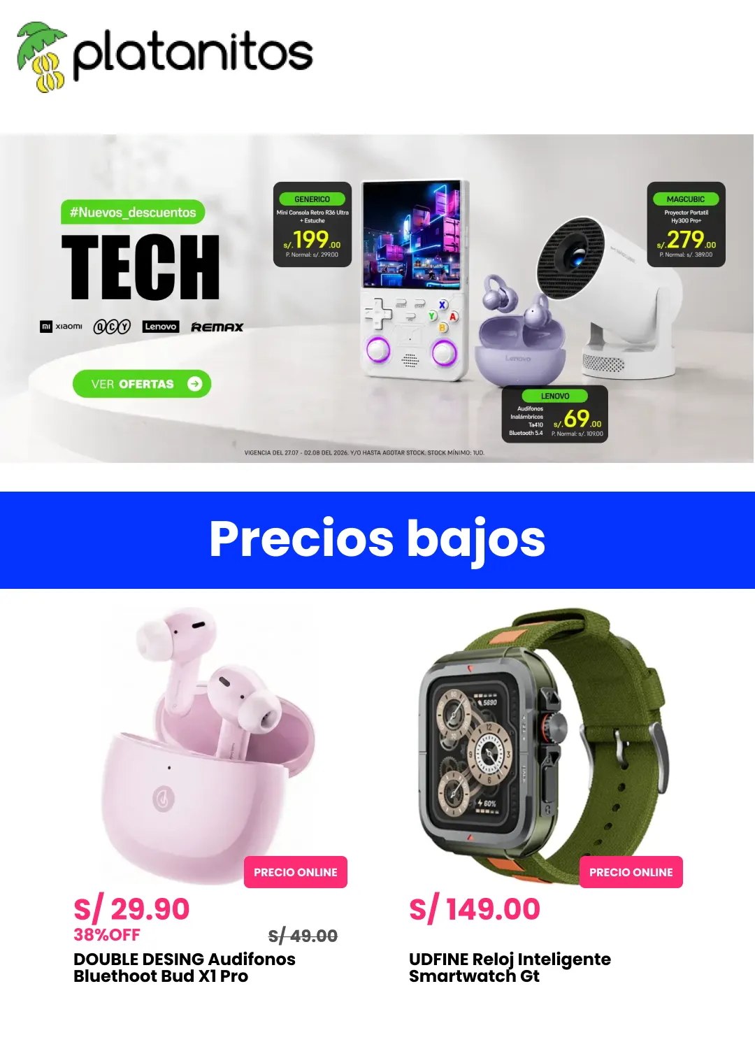 Catalogo de Platanitos Ofertas 29 de julio al 17 de agosto 2026 - Pag 1