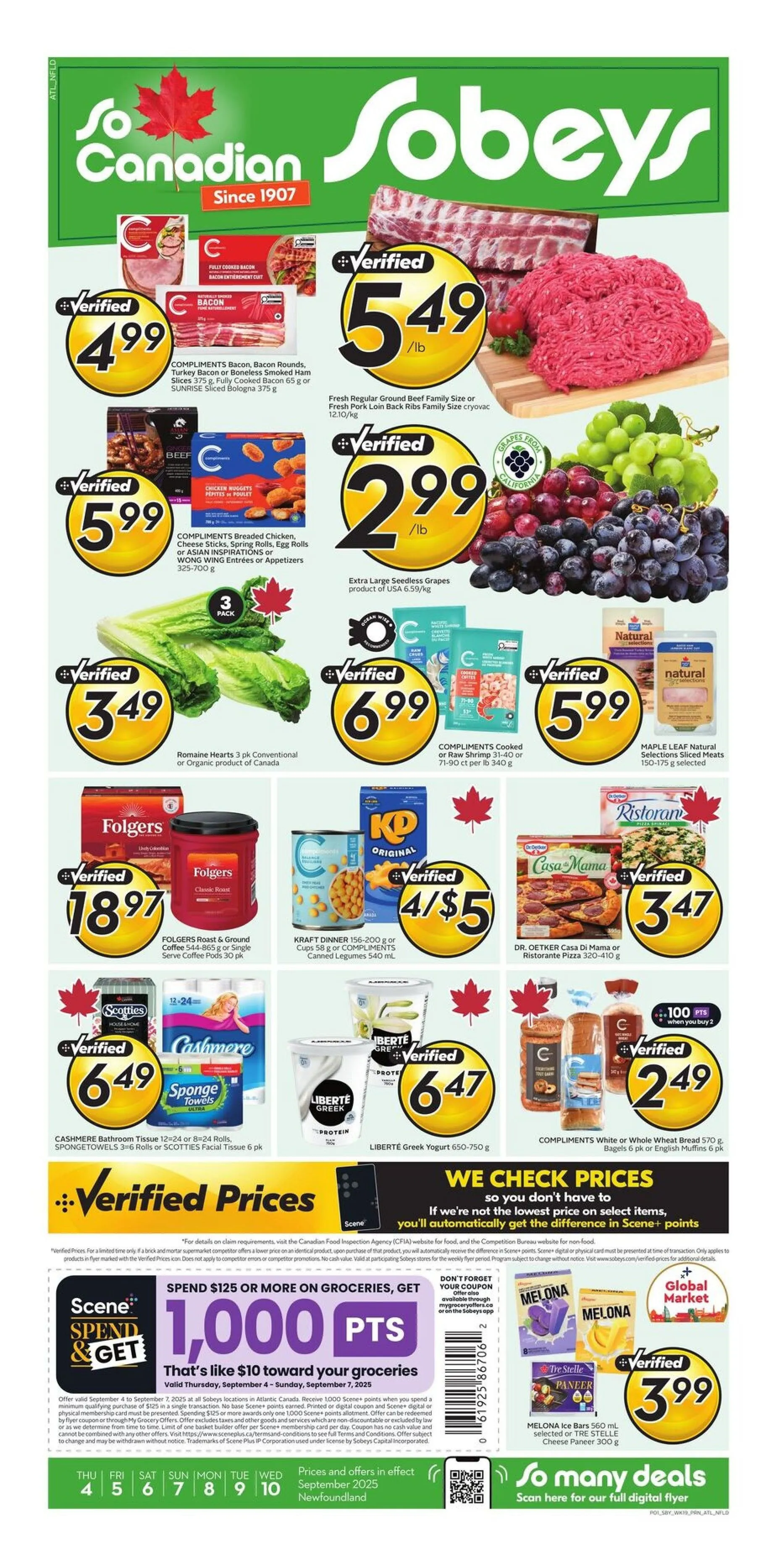 Sobeys Sales from September 3 to September 9 2025 - flyer page 