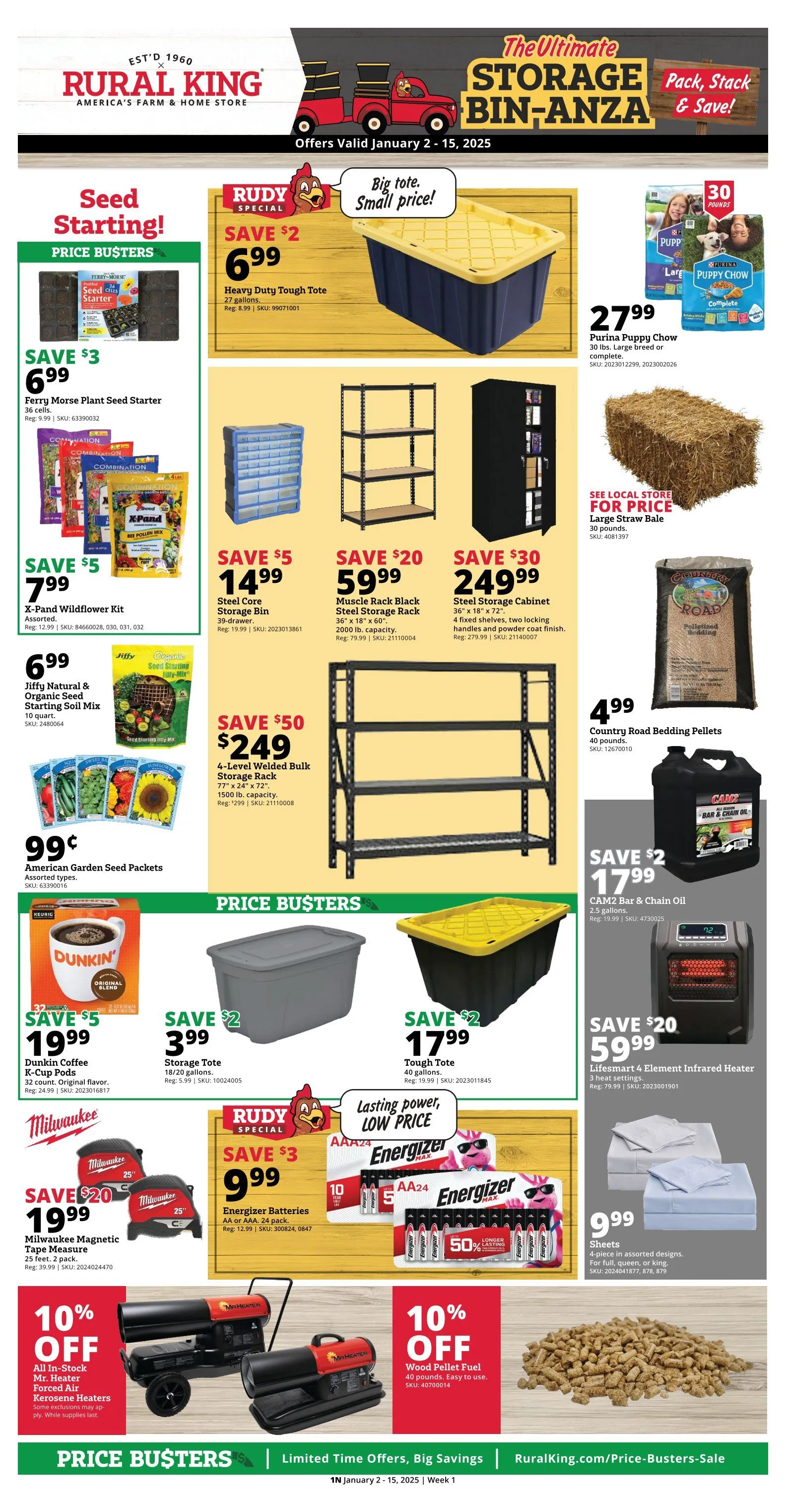 Weekly ad Rural King Offers from January 1 to January 15 2025 - Page 1