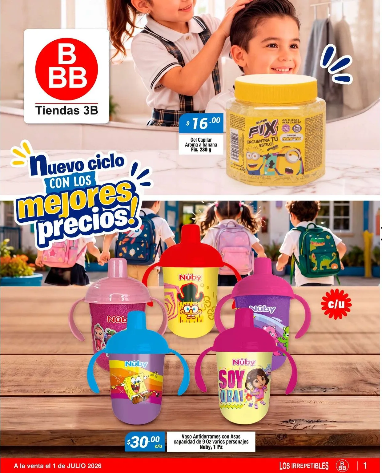 Catálogo de  Tiendas Tres B Ofertas 1 de julio al 15 de julio 2026 - Pagina 1
