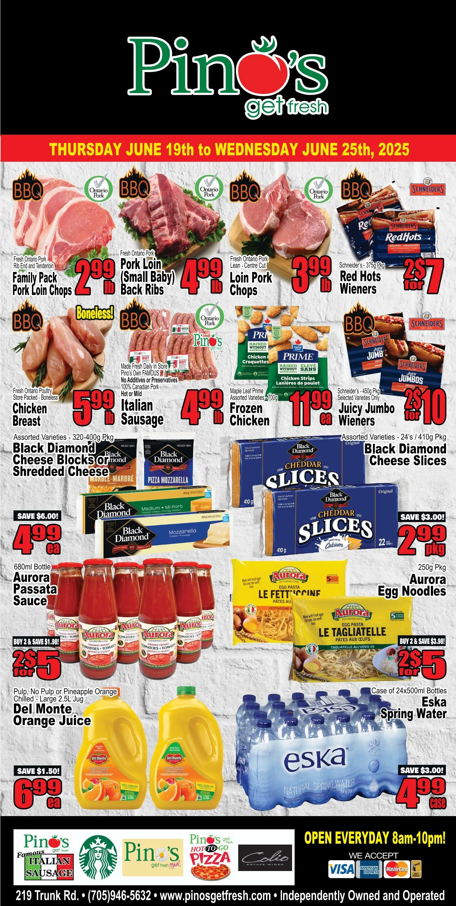 Pino's Deals from June 19 to June 26 2025 - flyer page