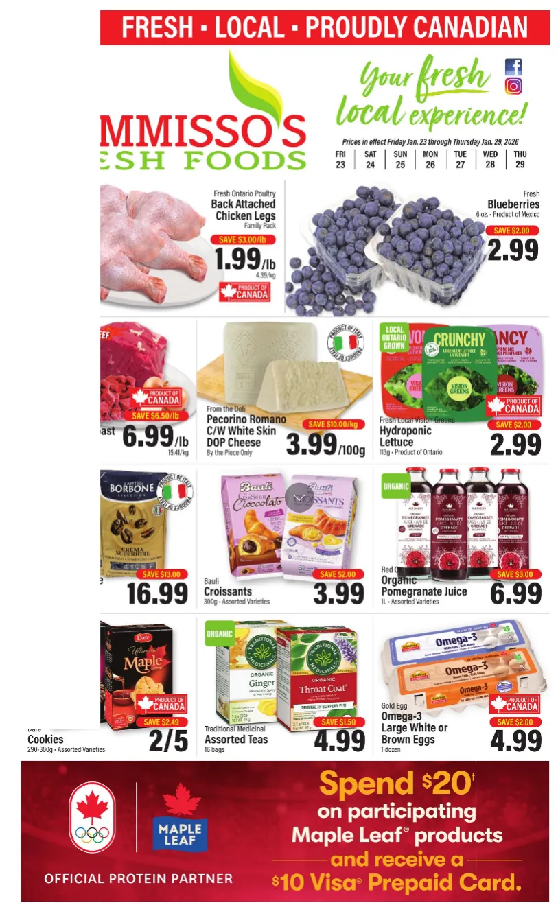 Commisso's Fresh Foods Sales from January 23 to January 29 2026 - flyer page