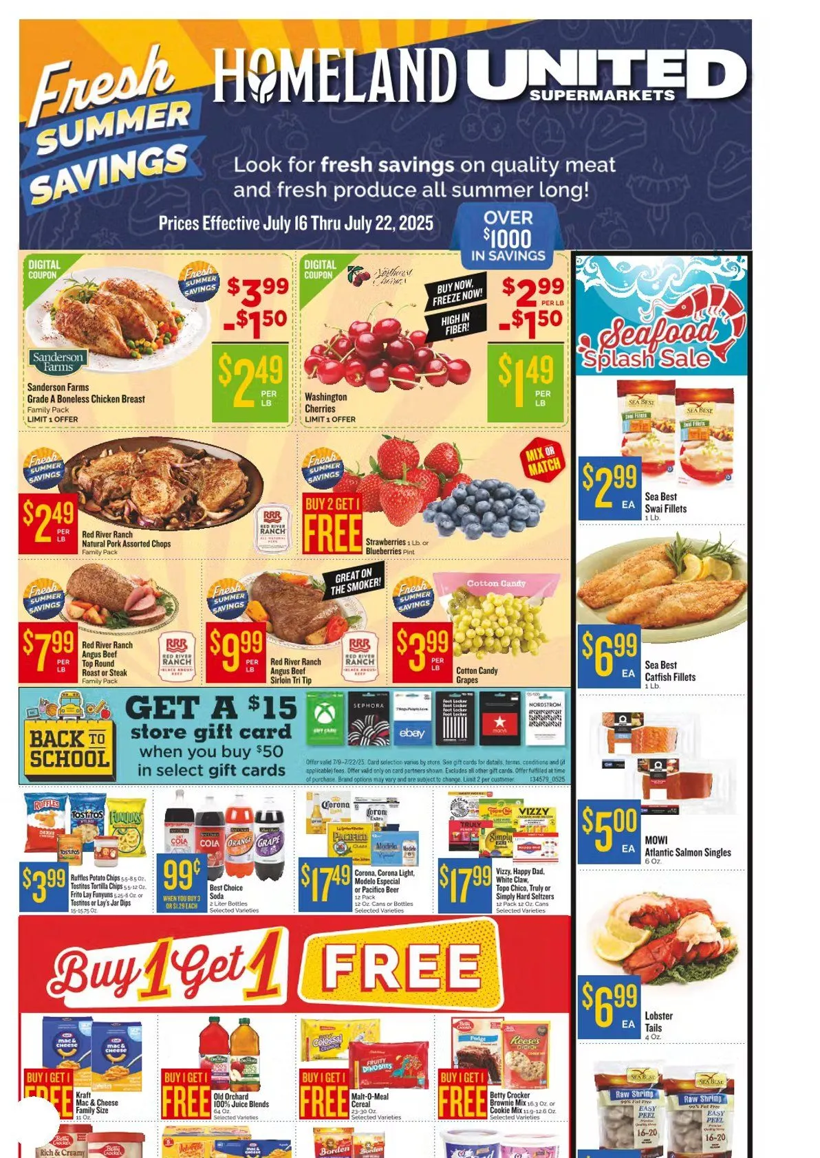 Weekly ad Homeland Sales from July 18 to July 22 2025 - Page 