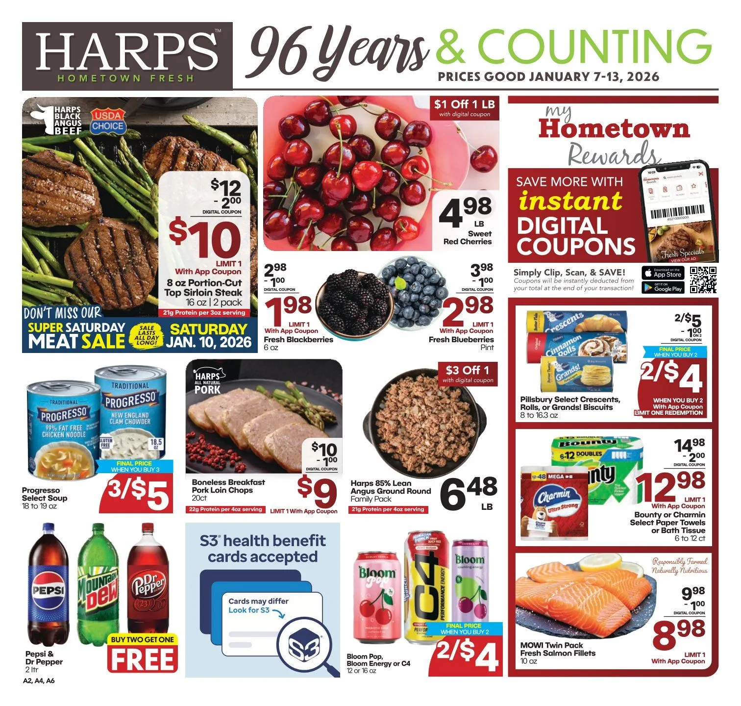 Weekly ad Harps Foods Sales from January 7 to January 13 2026 - Page