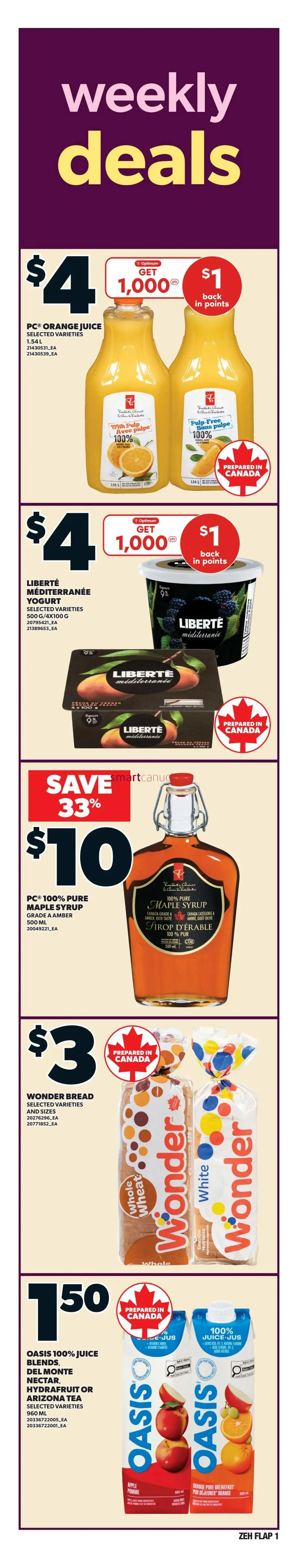 Zehrs Sales - January 15 January 21 2026