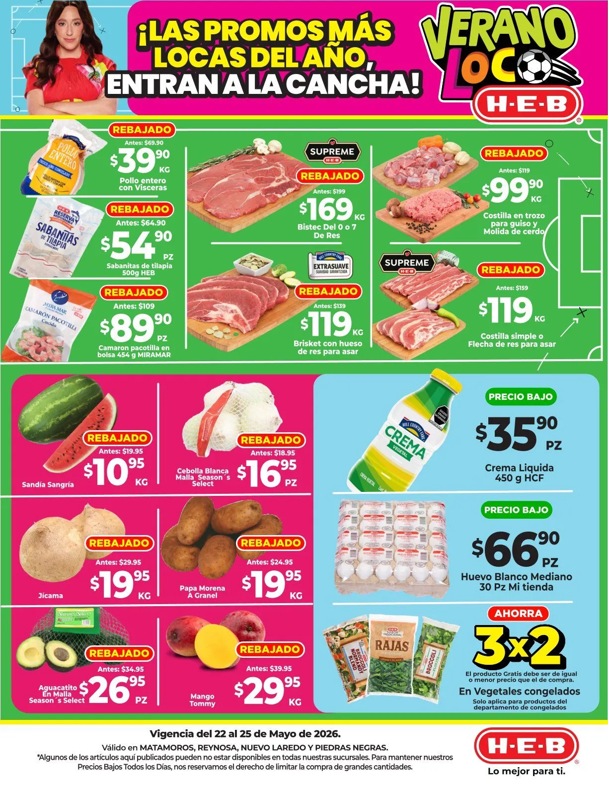 Catálogo de H-E-B Ofertas 22 de mayo al 25 de mayo 2026 - Pagina 1