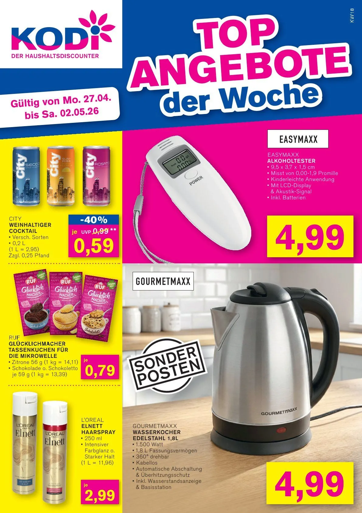  KODi Angebote von 27. April bis 2. Mai 2026 - Prospekt seite 