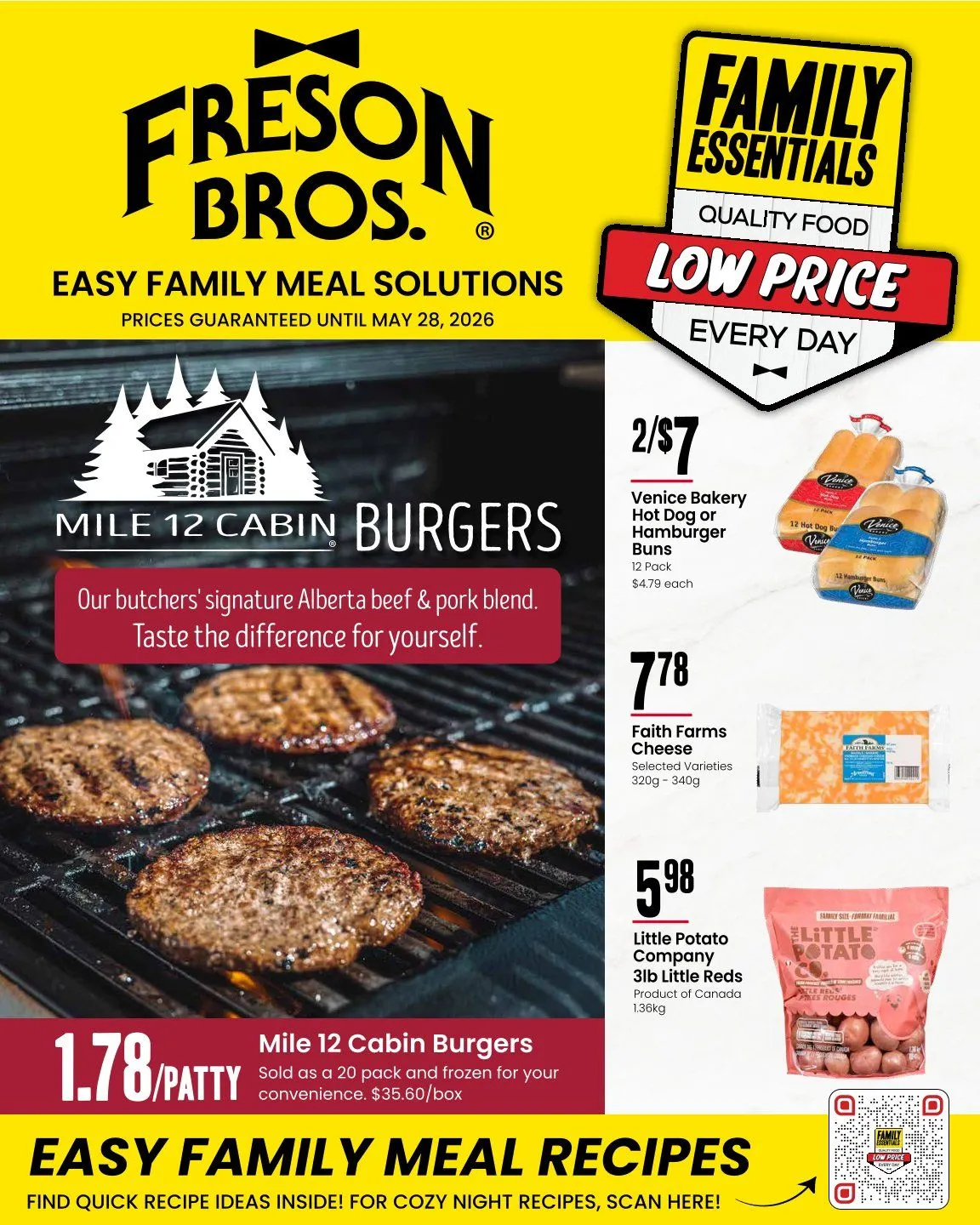 Freson Bros Sales from April 24 to April 28 2026 - flyer page 1