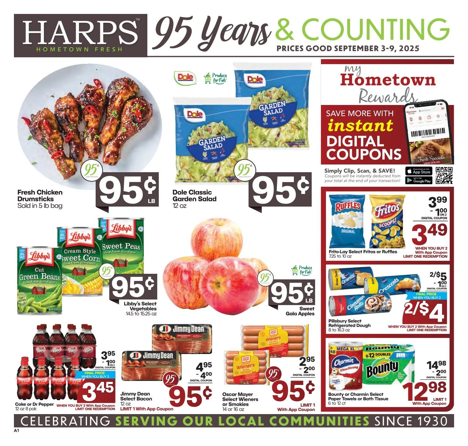 Weekly ad Harps Foods weekly ads from September 3 to September 9 2025 - Page 1