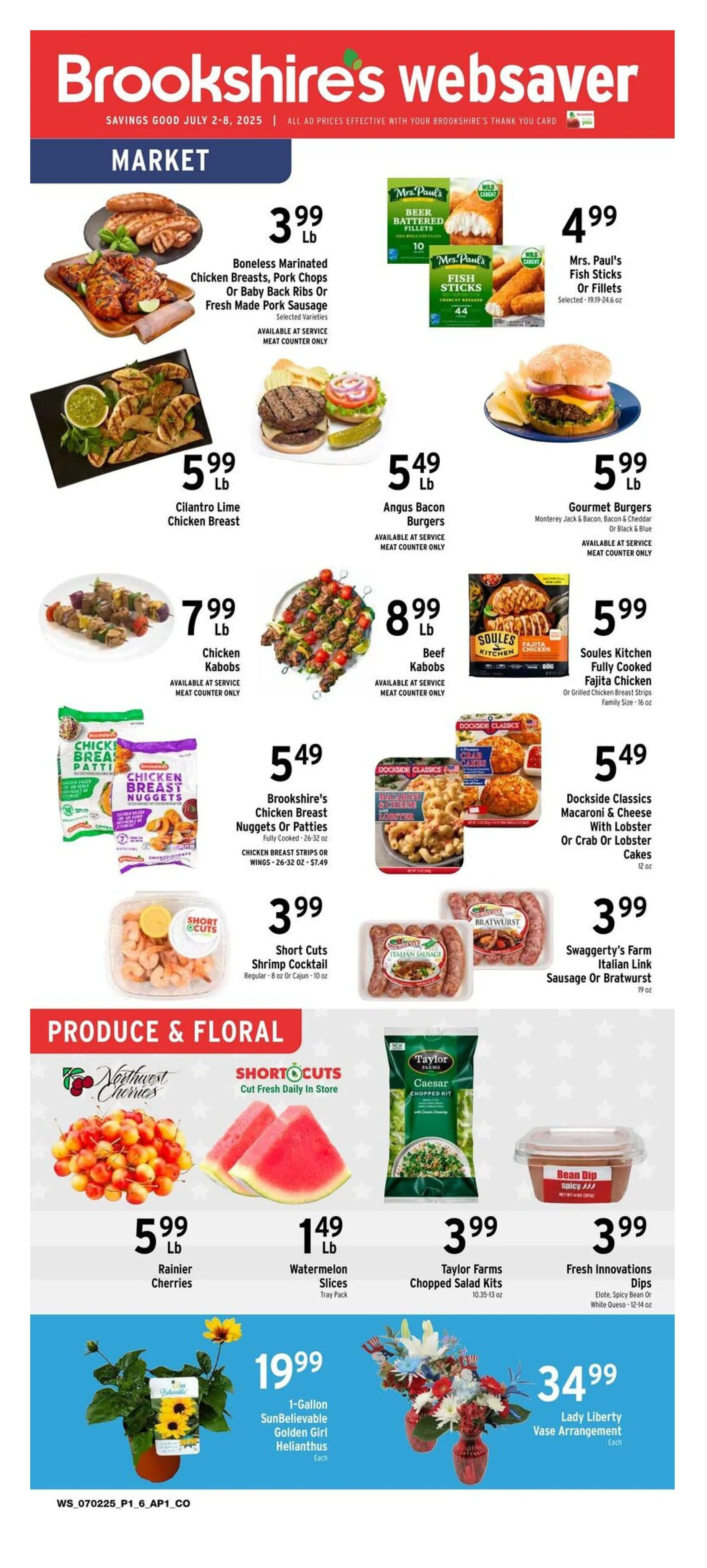 Weekly ad Brookshires Sales from July 2 to July 11 2025 - Page 1