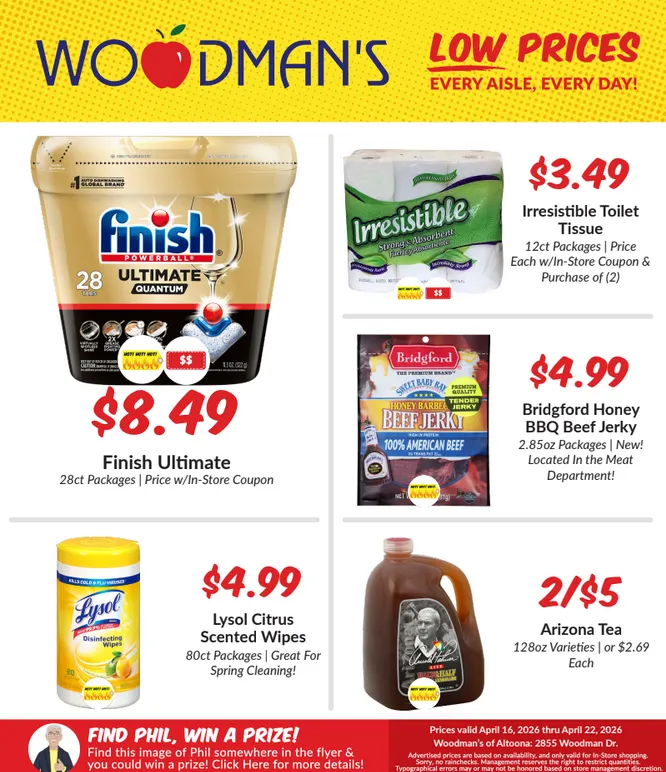 Weekly ad Woodman's Market  Sales from April 16 to April 22 2026 - Page 