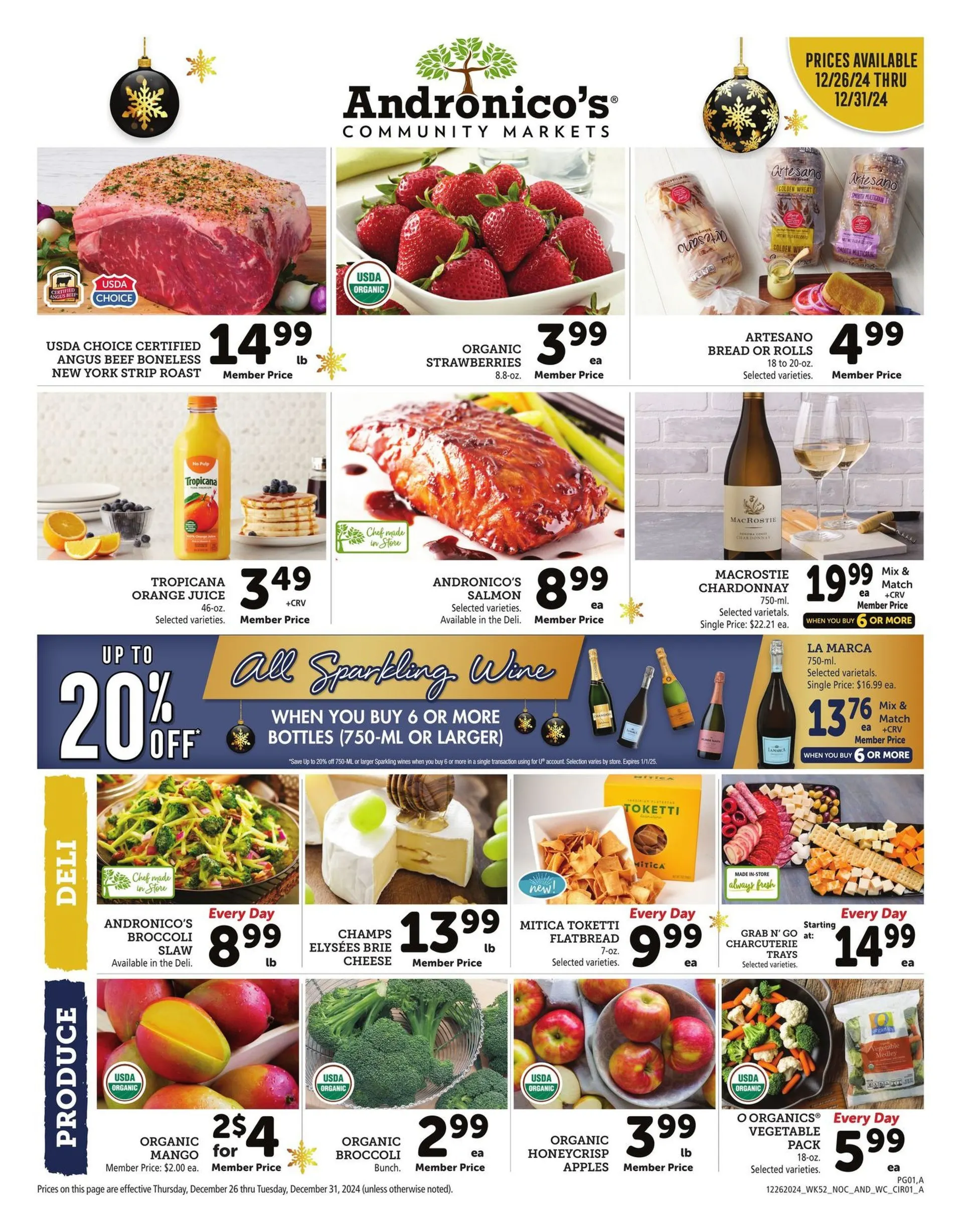 Weekly ad Andronico's from December 26 to December 31 2024 - Page 