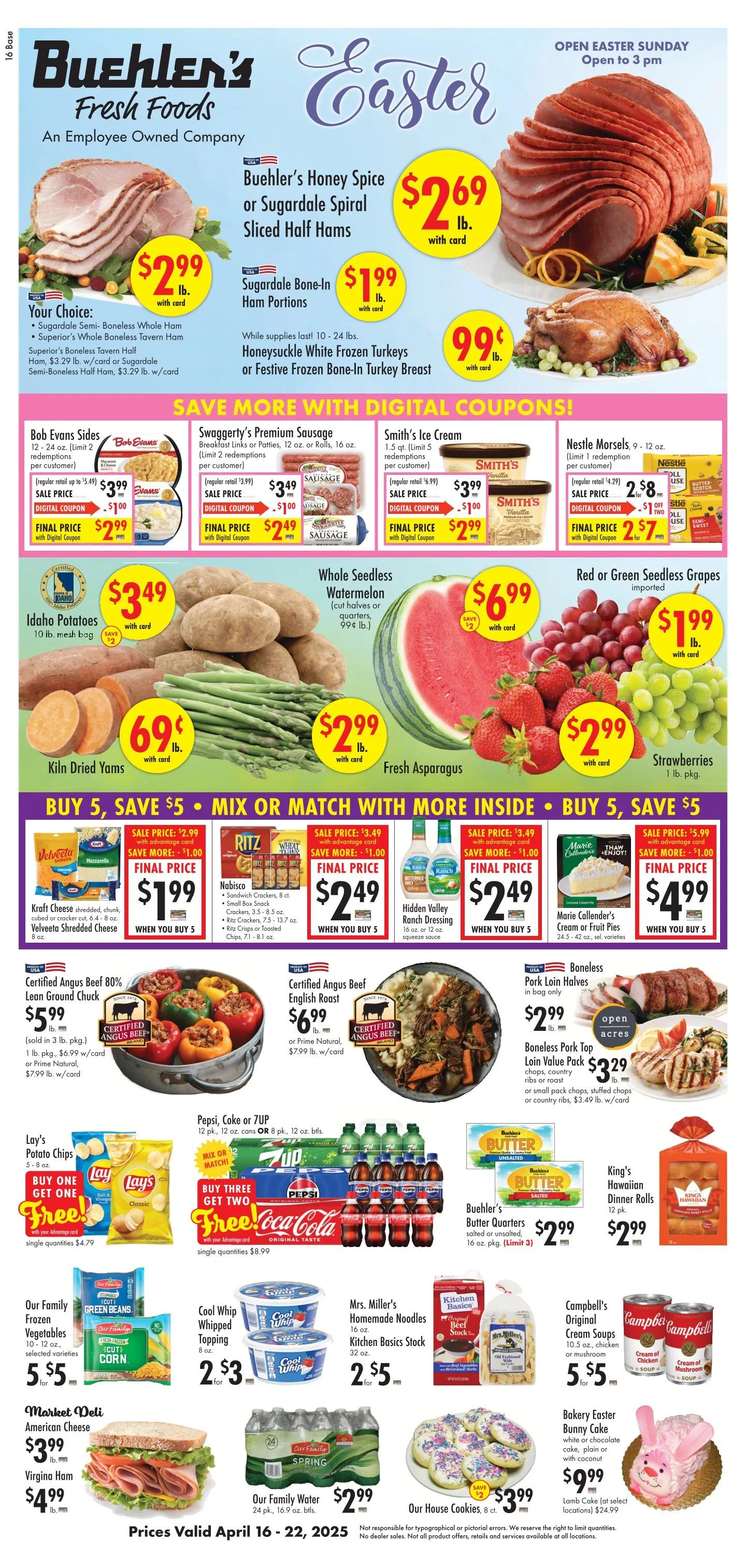 Weekly ad Buehler's Fresh Foods Sales from April 16 to April 22 2025 - Page